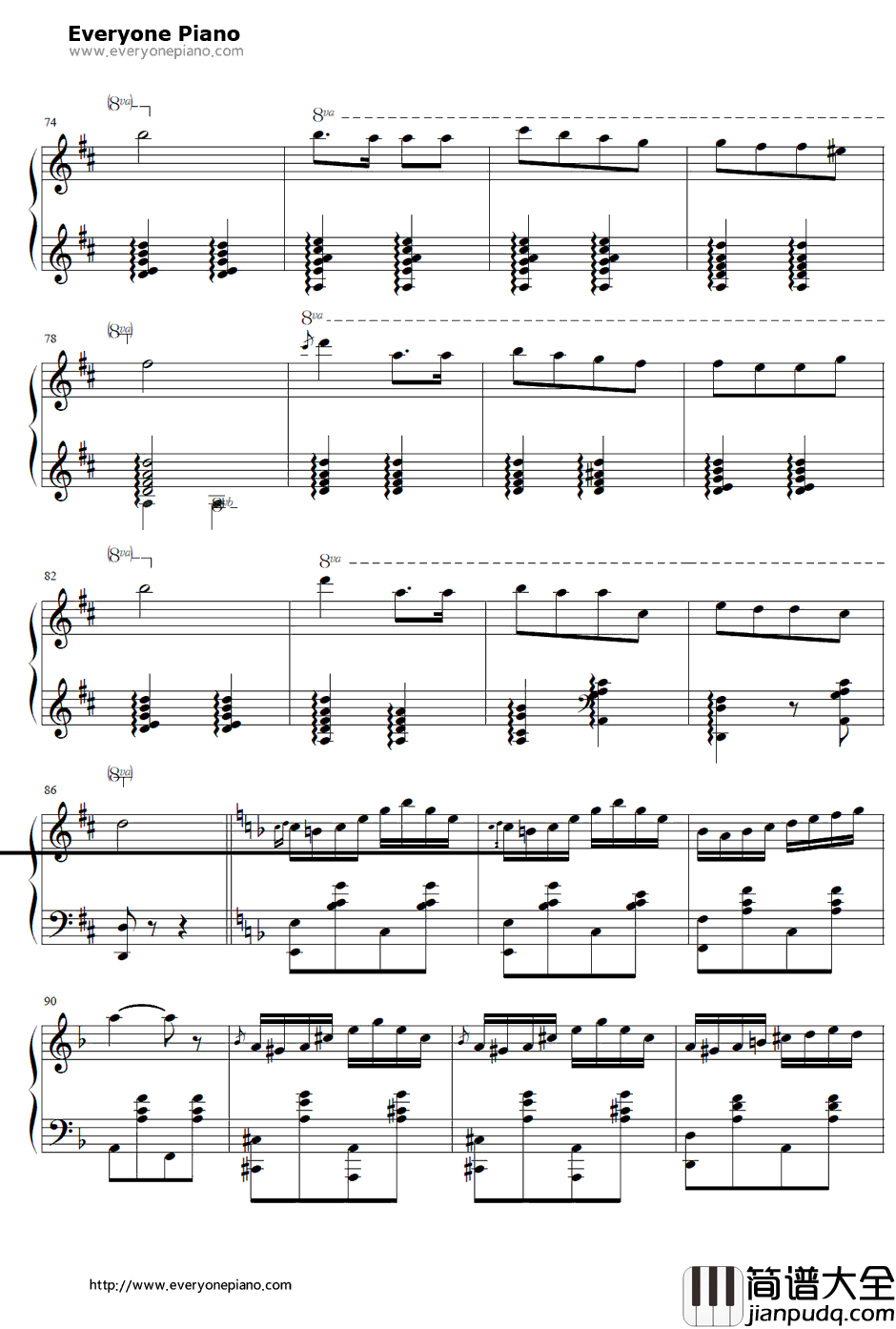 查尔达什舞曲钢琴谱_VittorioMonti_Czardas