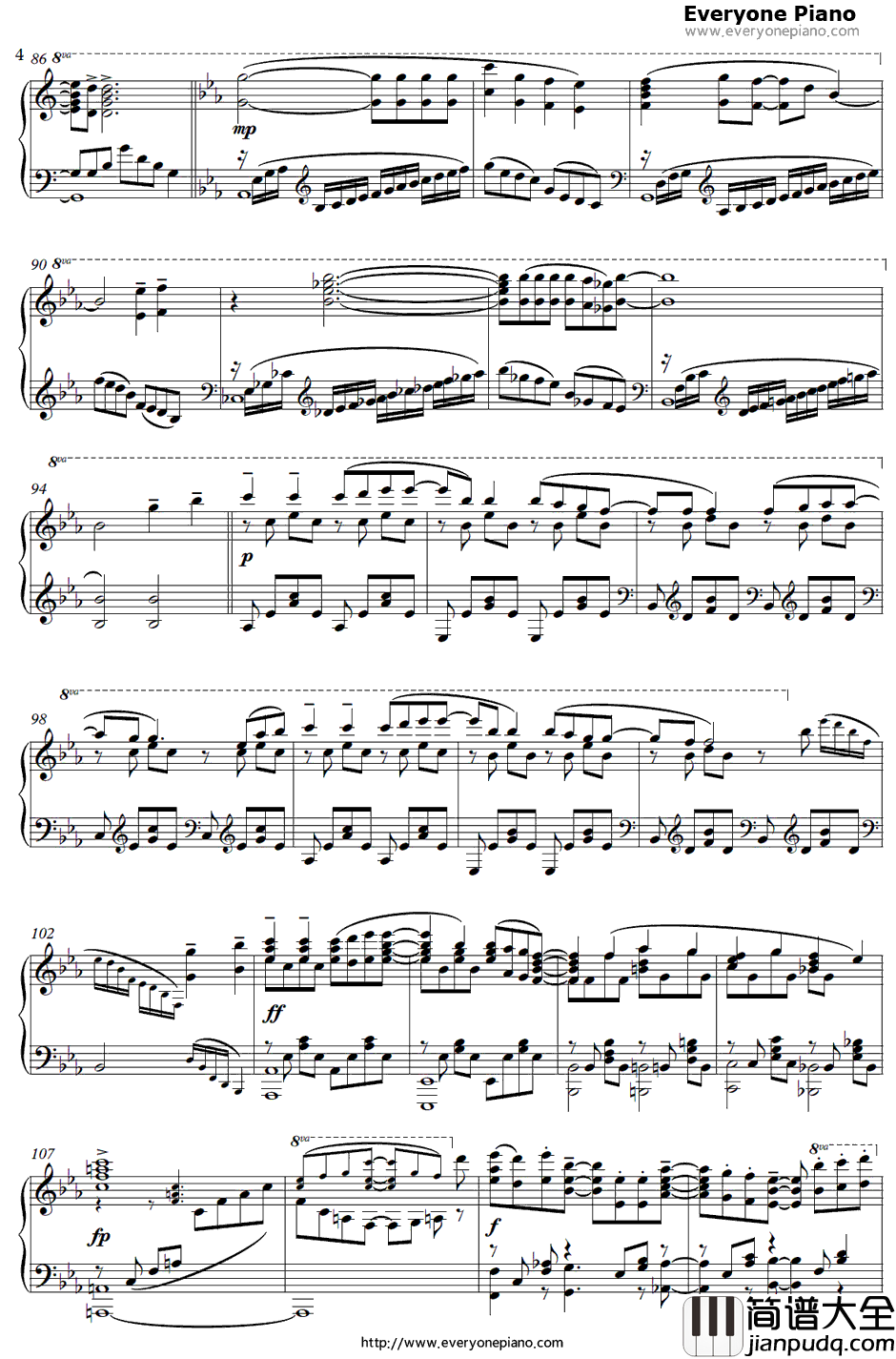 エクストラ・マジック・アワー钢琴谱_AKINOwithbless4_甘城辉煌乐园救世主OP