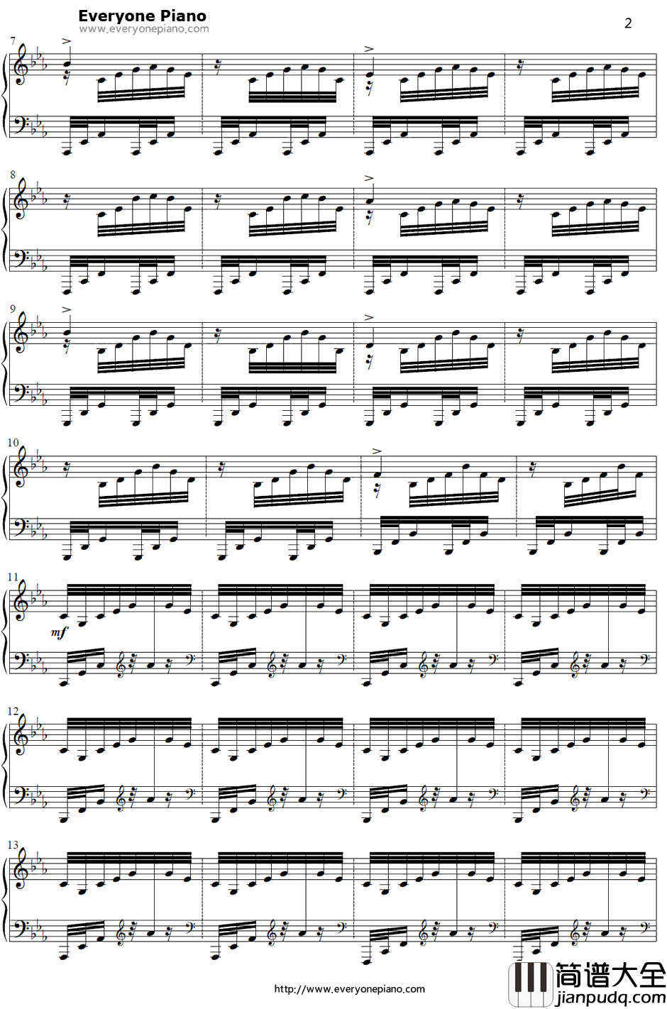 Final_Frontier钢琴谱_ThomasBergersen_星际穿越插曲