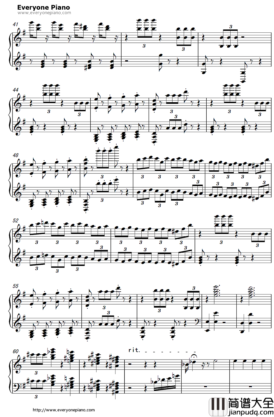 New_World_Concerto钢琴谱_马克西姆_新世界钢琴协奏曲