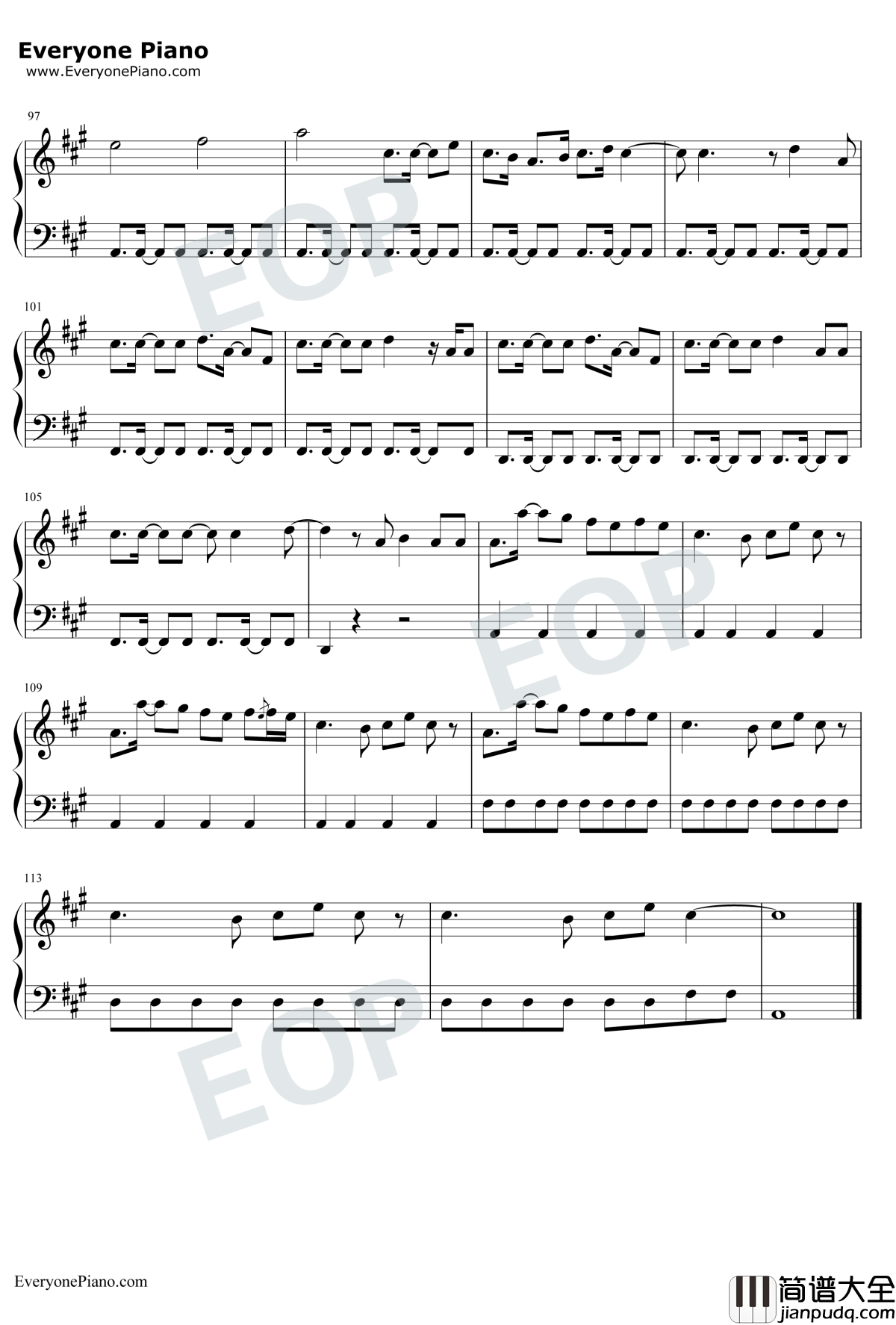 I_Lived钢琴谱_OneRepublic