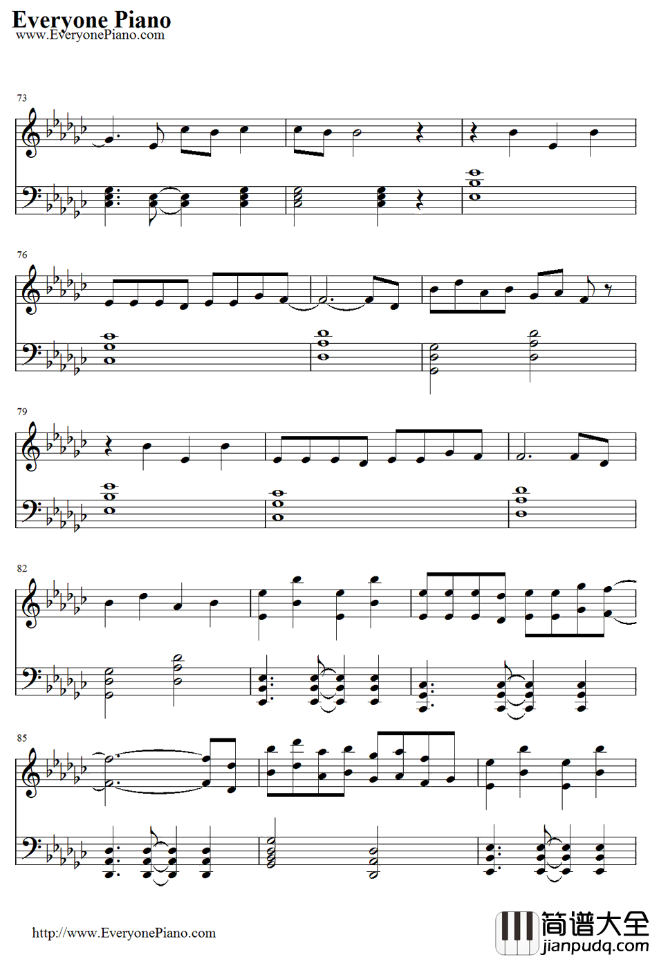 I_Knew_You_Were_Trouble钢琴谱_TaylorSwift