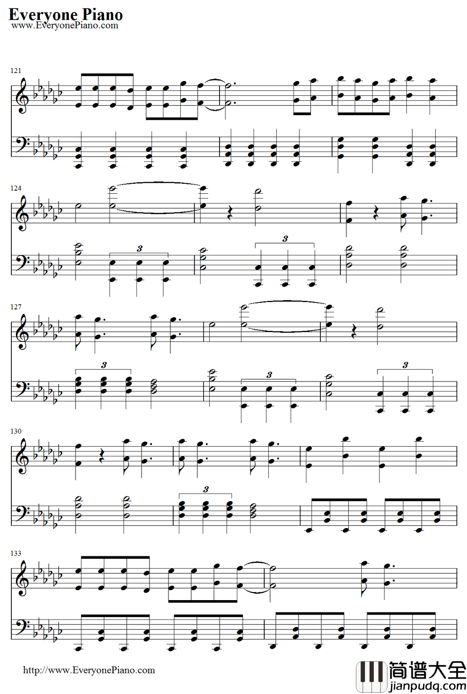 I_Knew_You_Were_Trouble钢琴谱_TaylorSwift