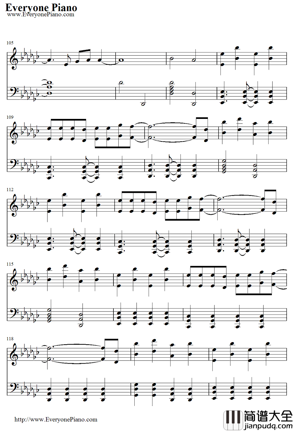 I_Knew_You_Were_Trouble钢琴谱_TaylorSwift