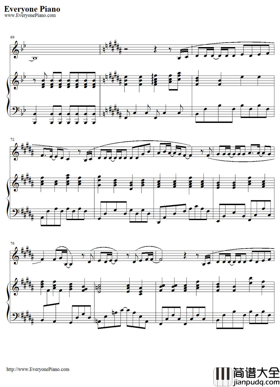 桜の花びらたち钢琴谱_前田敦子(AKB48)_伴奏版_前田敦子_AKB48