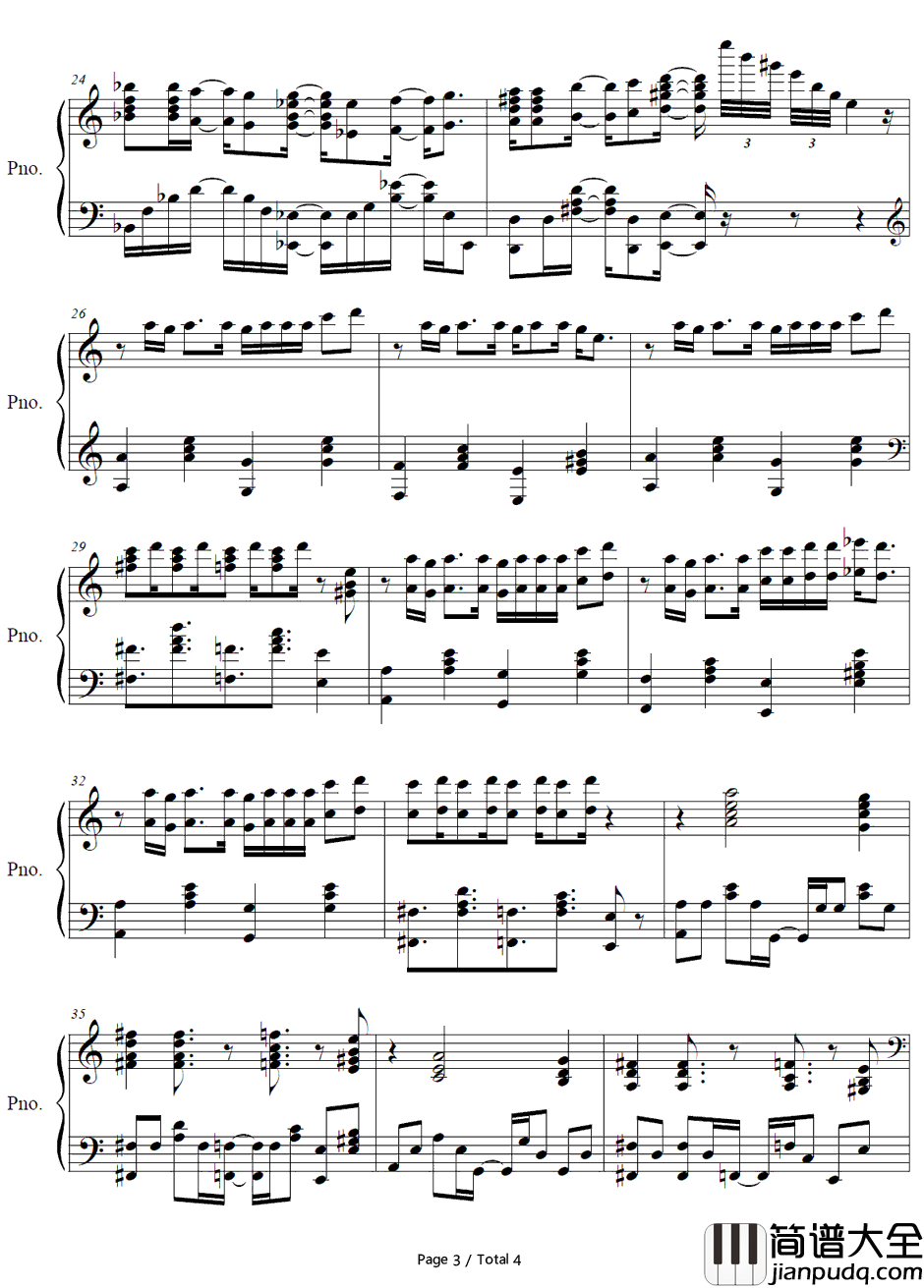 もうそう❤えくすぷれす钢琴谱_千石抚子(花泽香菜)_物语系列2ndSeasonOP3