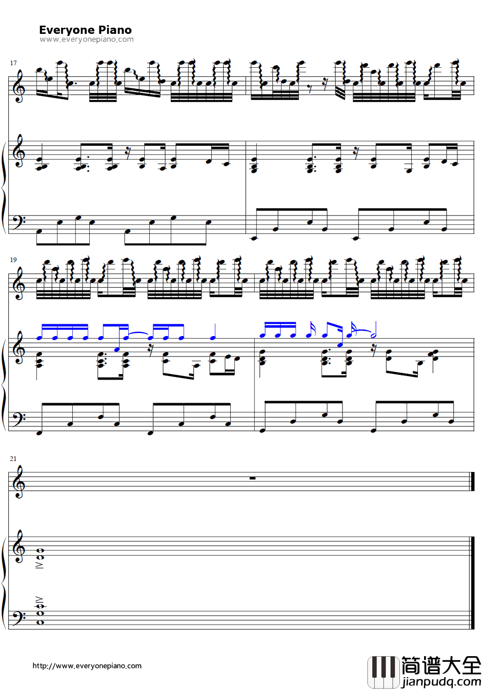 我的滑板鞋钢琴谱_约瑟翰•庞麦郎_伴奏