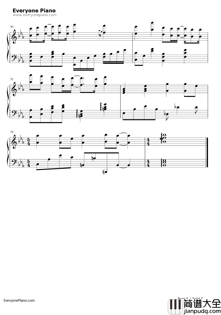 你的爱钢琴谱_王力宏