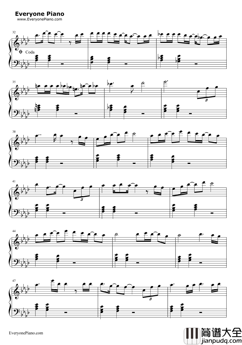 我们的爱钢琴谱_飞儿乐团