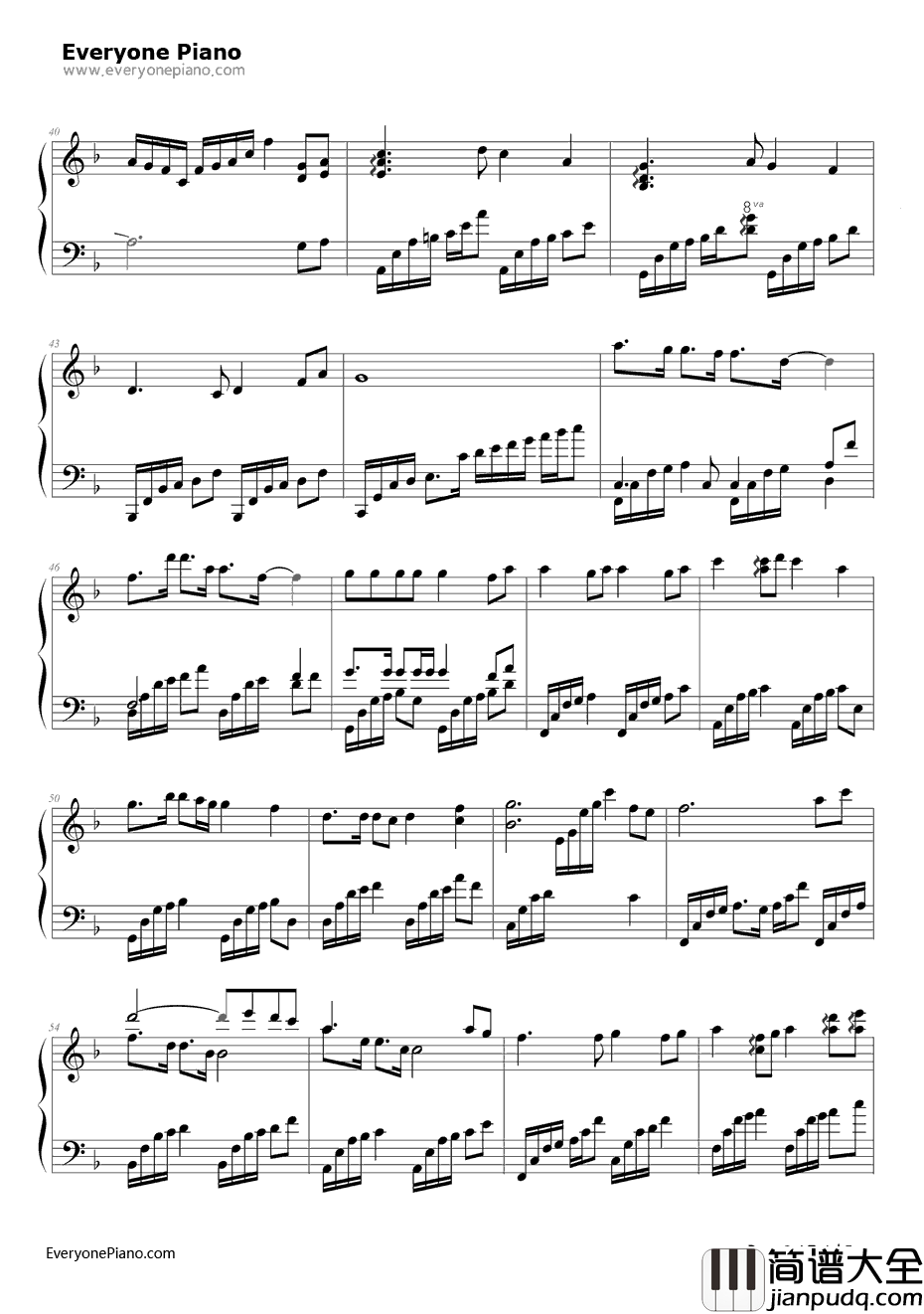 耶和华是爱钢琴谱_基督教歌曲