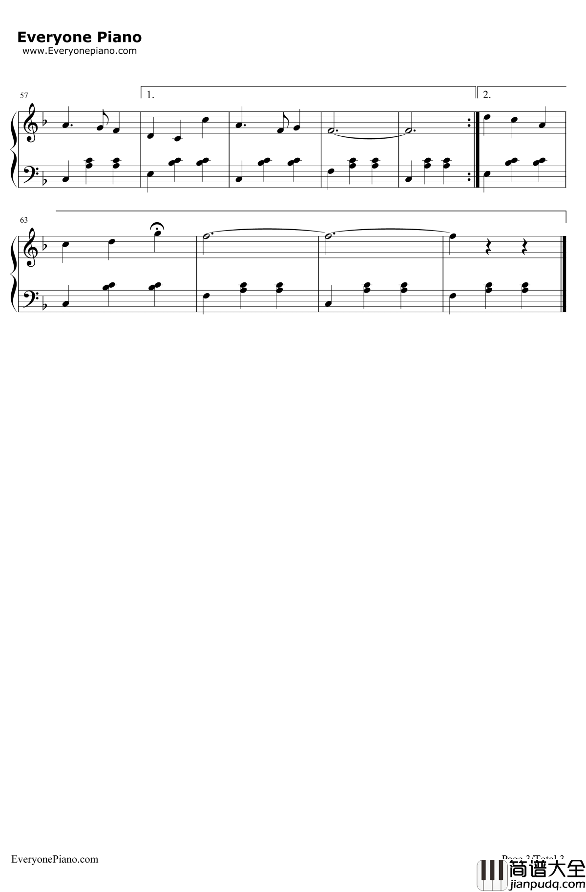 我们的生活充满阳光钢琴谱_于淑珍_甜蜜的事业主题曲