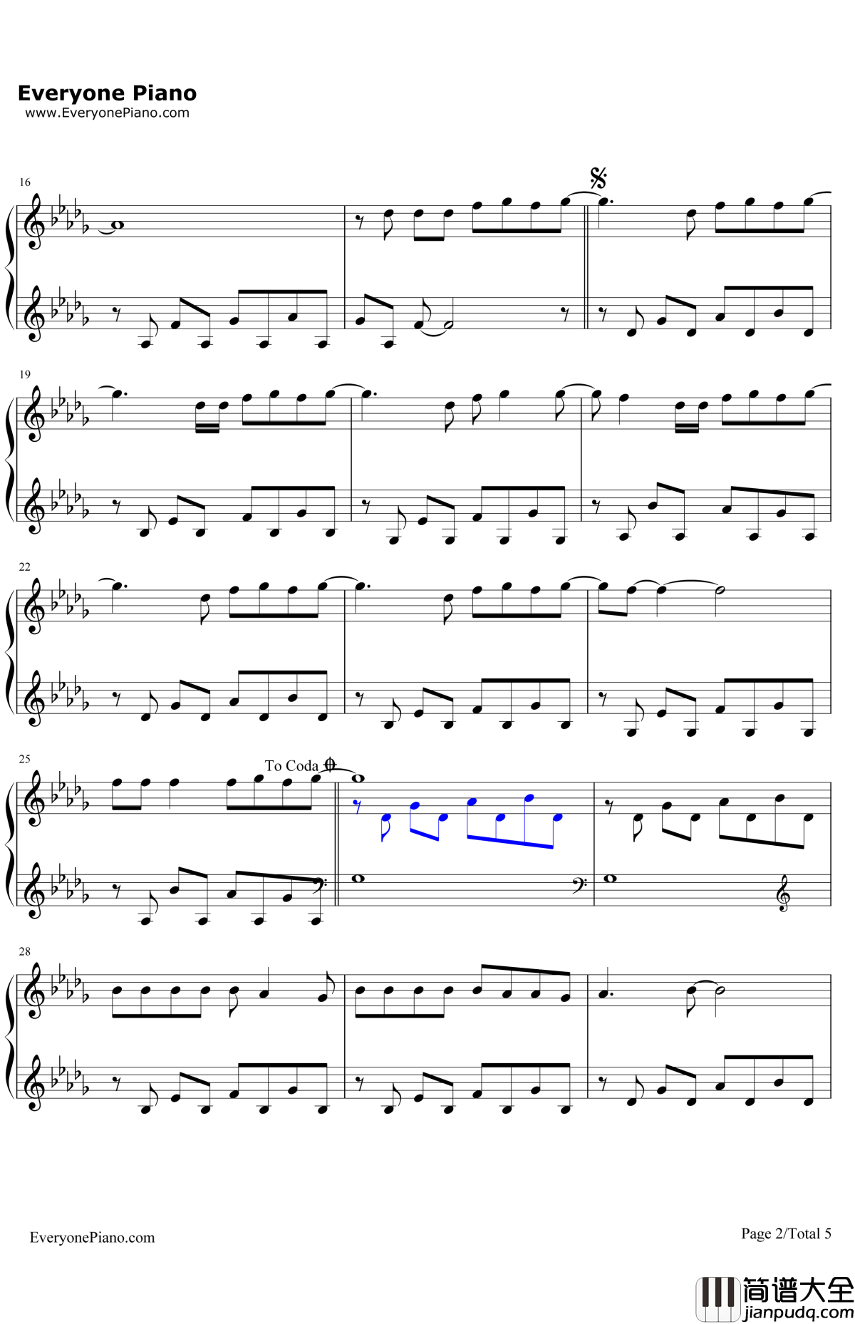 Untitled钢琴谱_SimplePlan_Untitled(HowCouldThisHappentoMe)