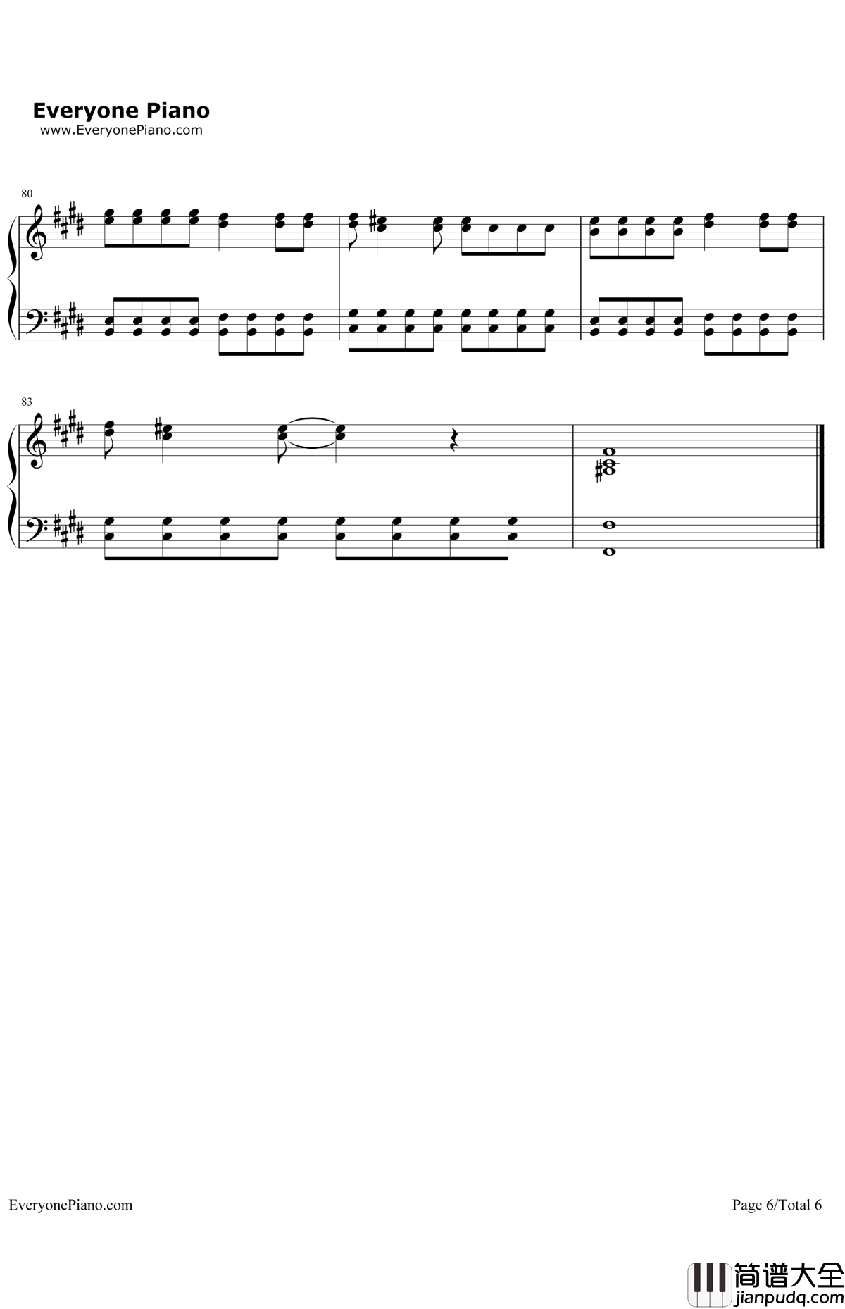 ShutUpandDrive钢琴谱_Rihanna