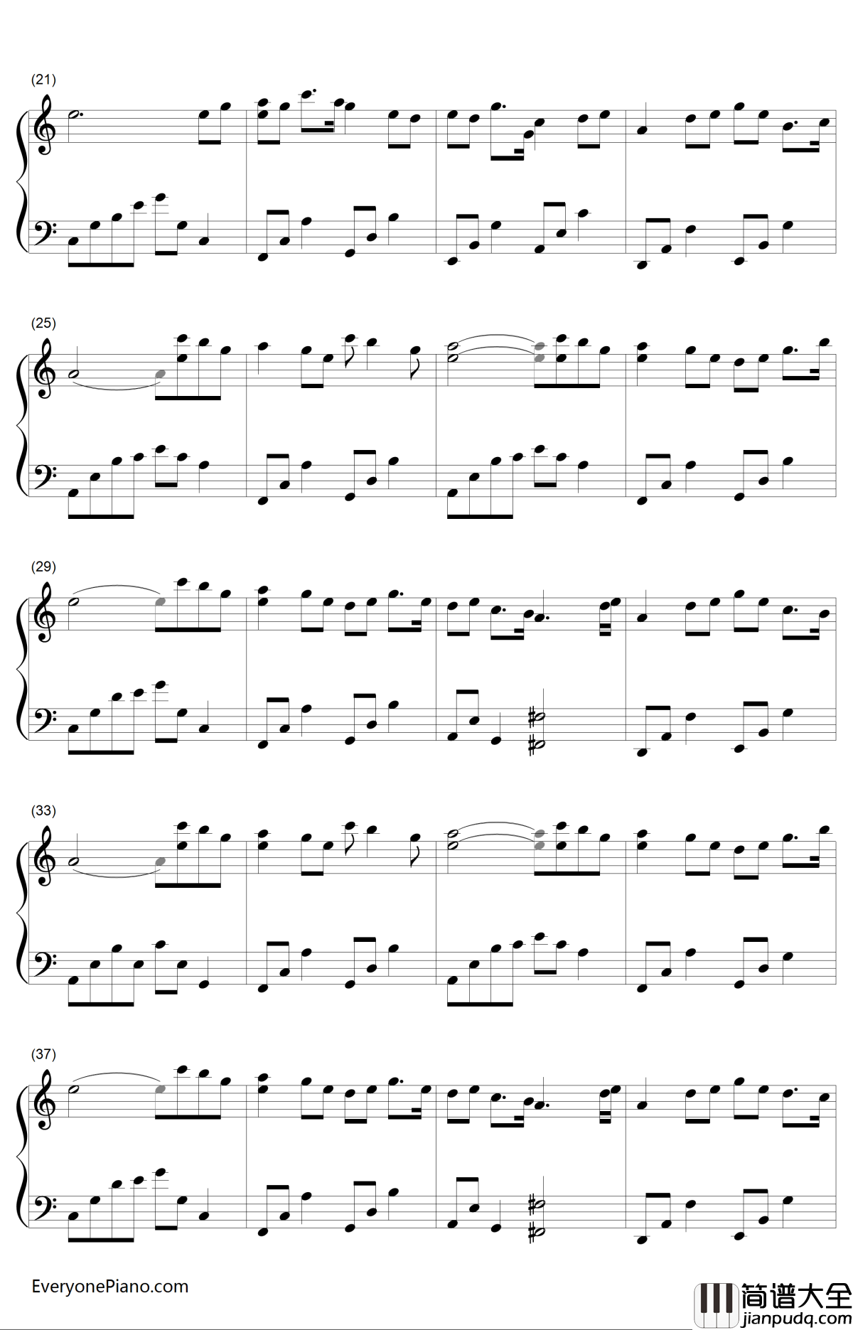 街道的寂寞钢琴谱_石进