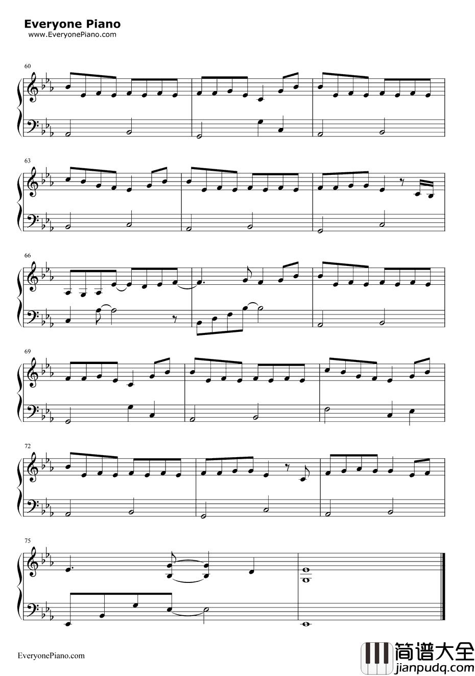 只对你有感觉简单版钢琴谱_飞轮海Hebe