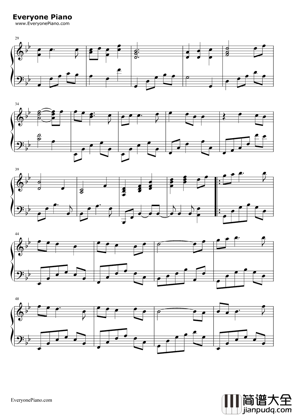 风の街へ钢琴谱_FictionJunctionKEIKO_翼年代记OST