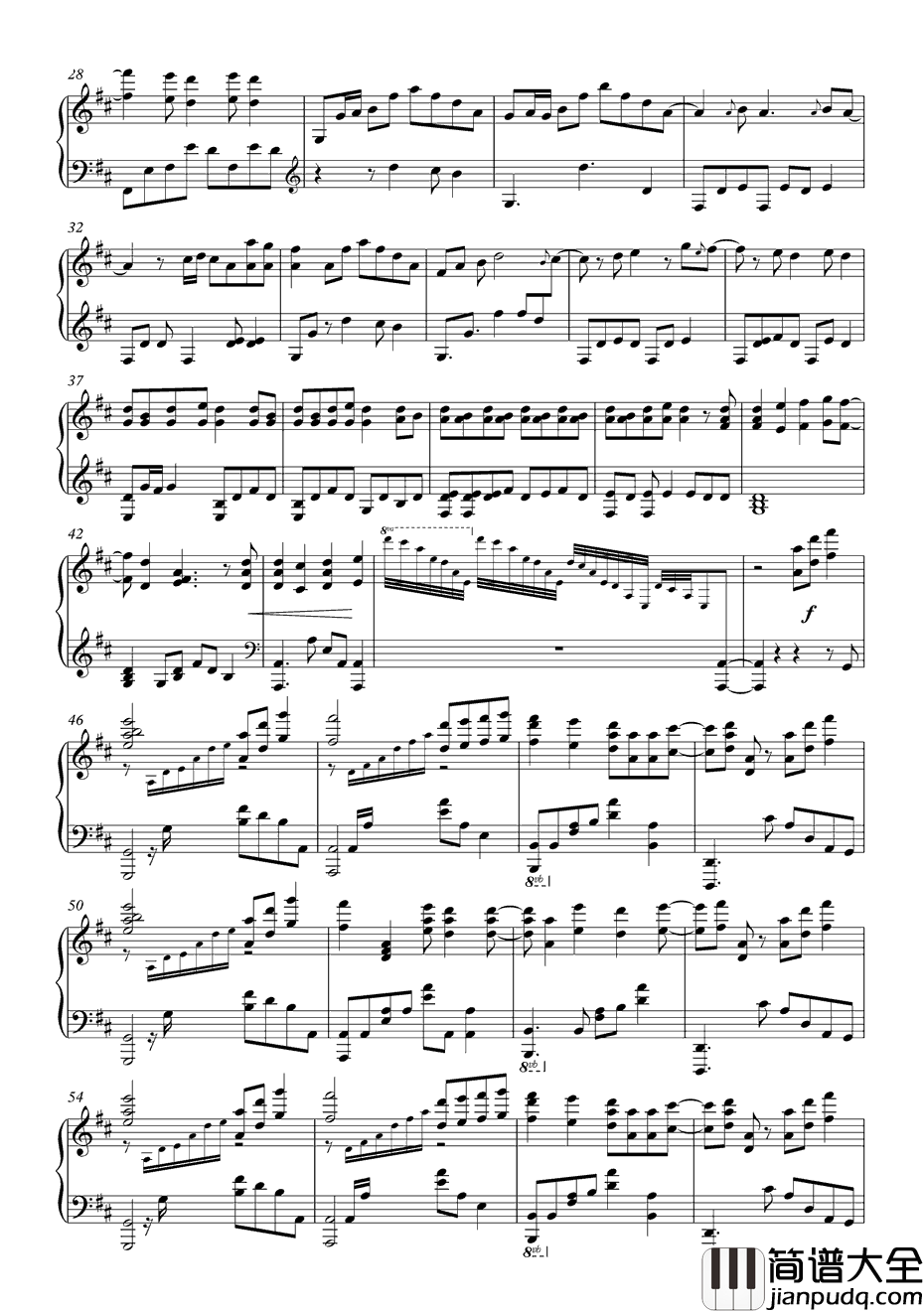 ダイバー钢琴谱_KANA_BOON_潜水员_火影忍者剧场版慕留人主题曲