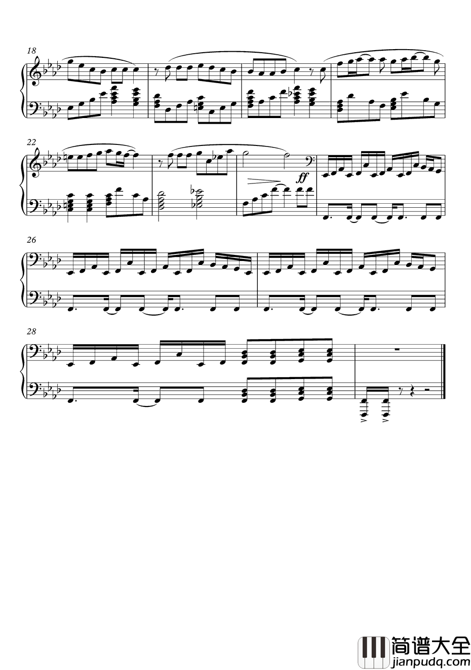 レゾンデートル钢琴谱_Nightmare(ナイトメア)_存在的价值_大剑OP