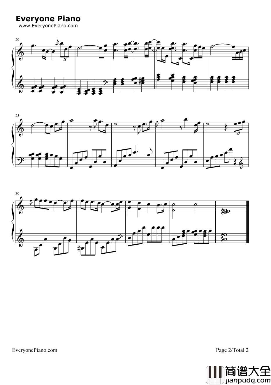 WinterII钢琴谱_BeFactory__新恋爱白皮书_(BOYSBE)