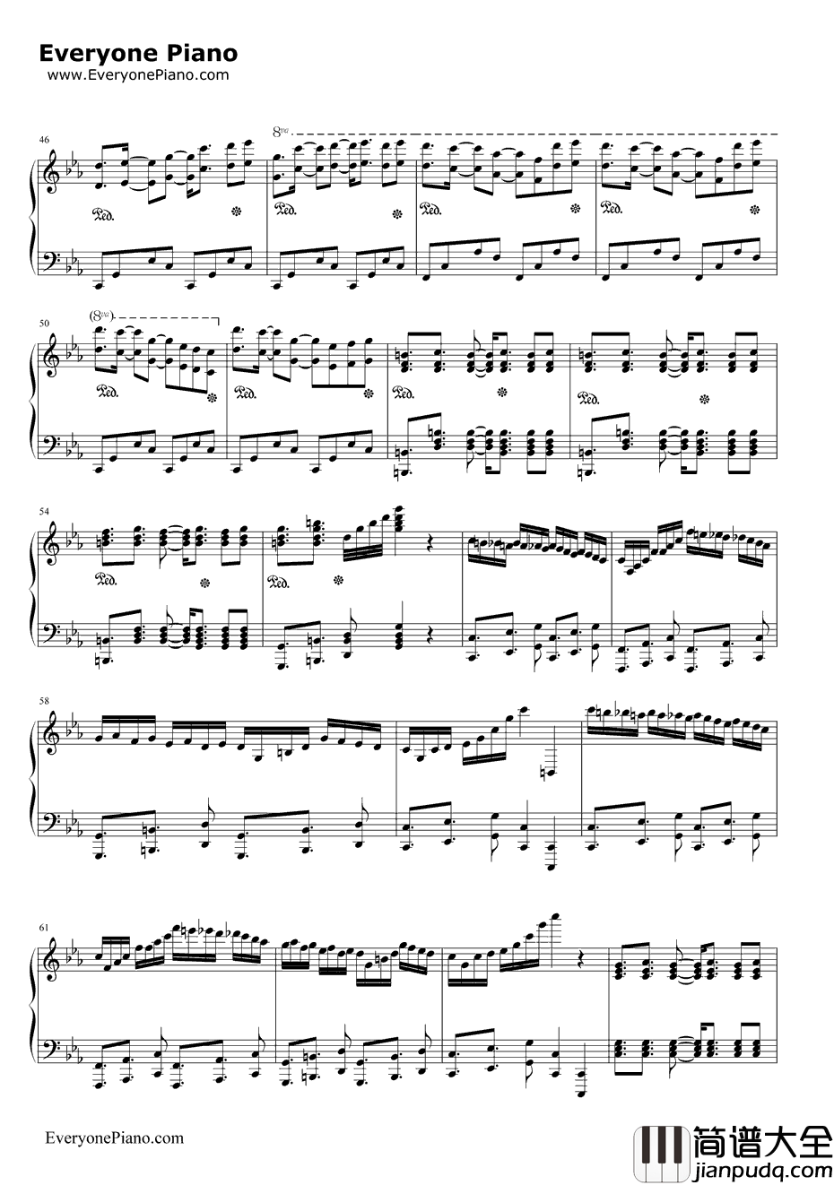 古巴钢琴谱_马克西姆_Cubana