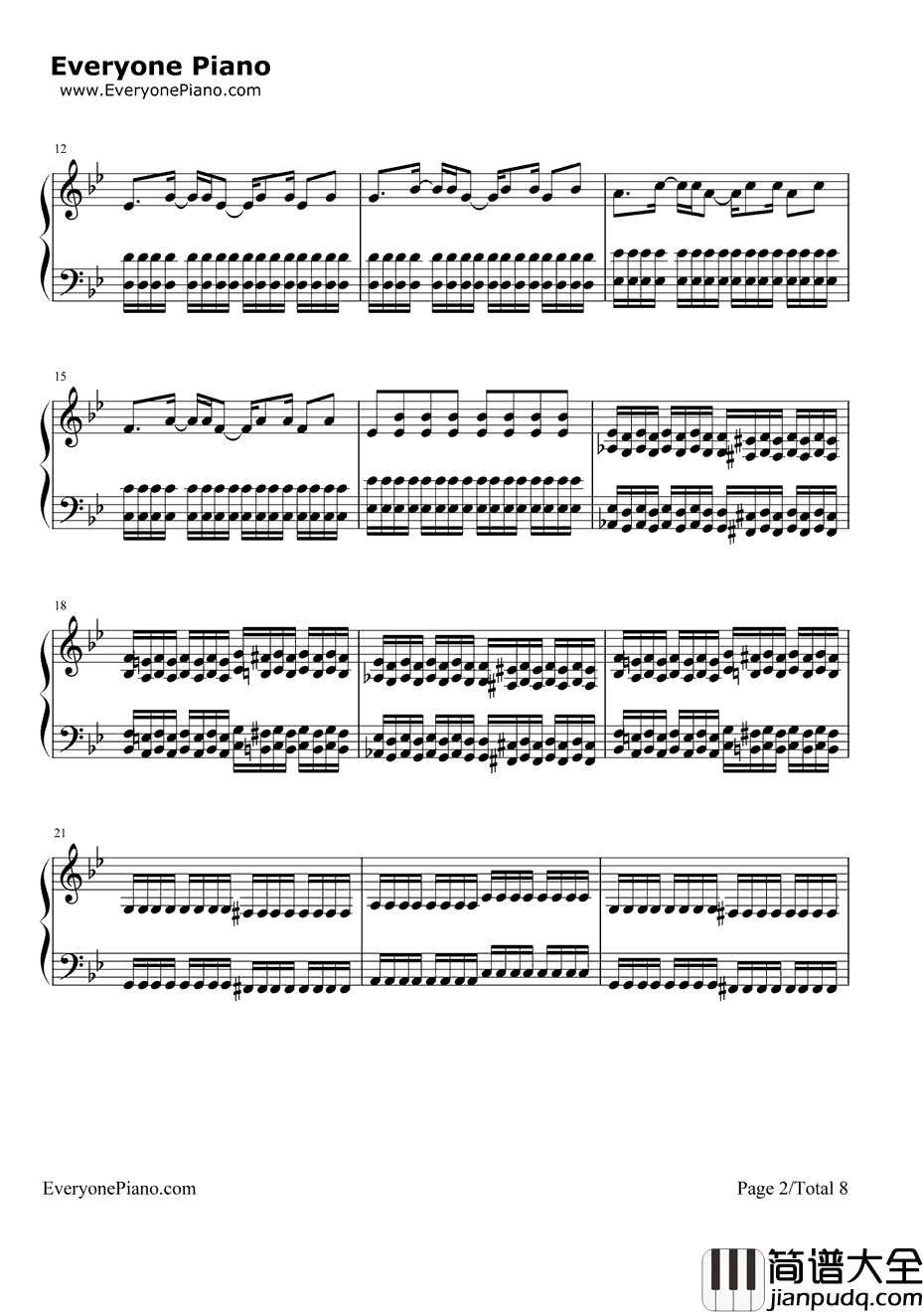 ChopSuey钢琴谱_SystemofaDown