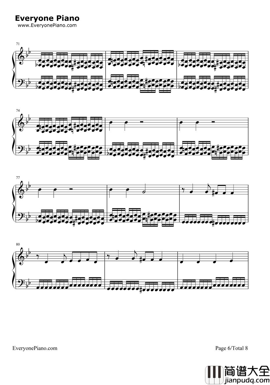 ChopSuey钢琴谱_SystemofaDown