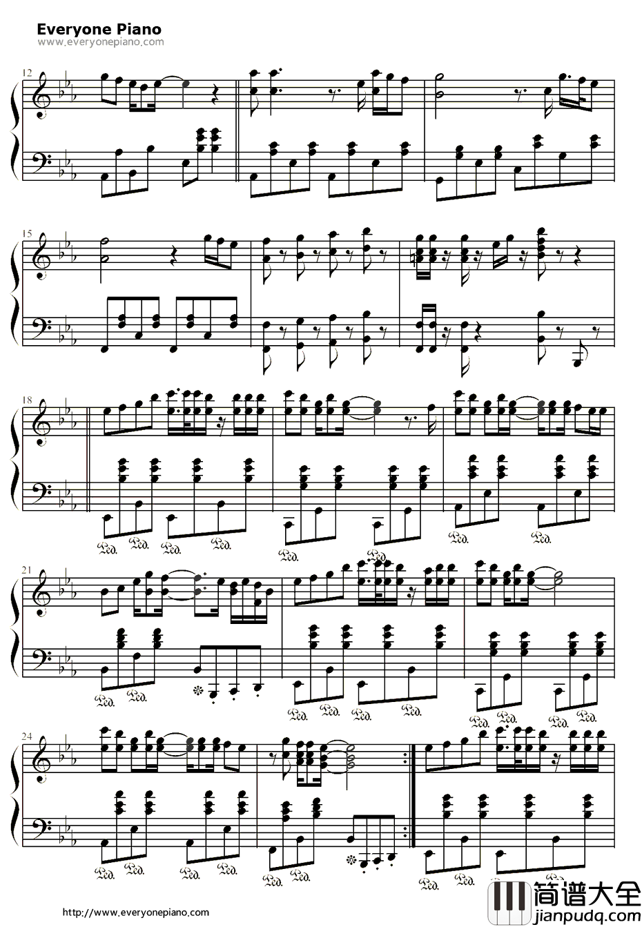 一年级钢琴谱_陈学冬宋佳FirstGril_湖南卫视综艺节目一年级主题曲