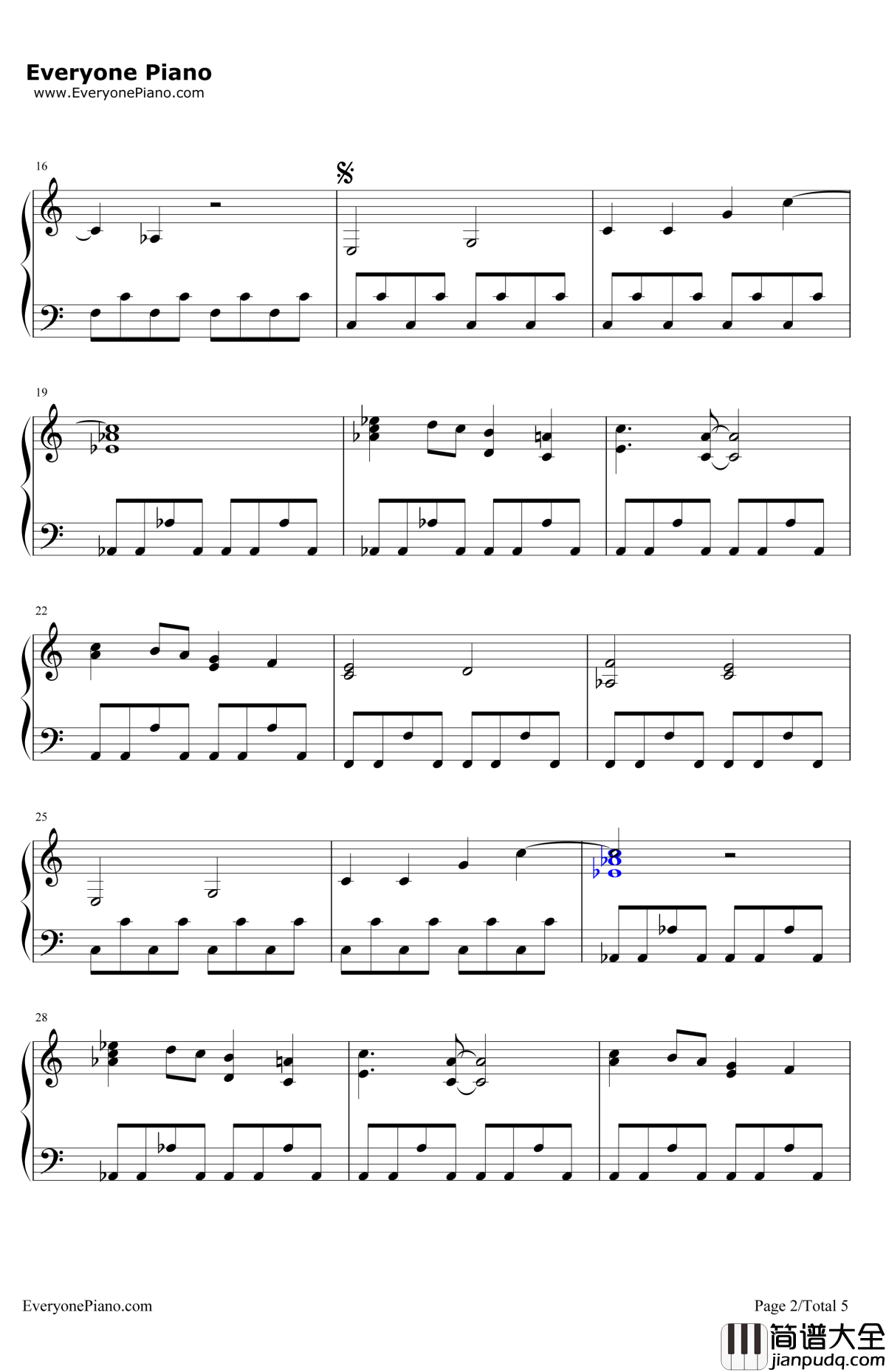 Quiet钢琴谱_DemiLovato