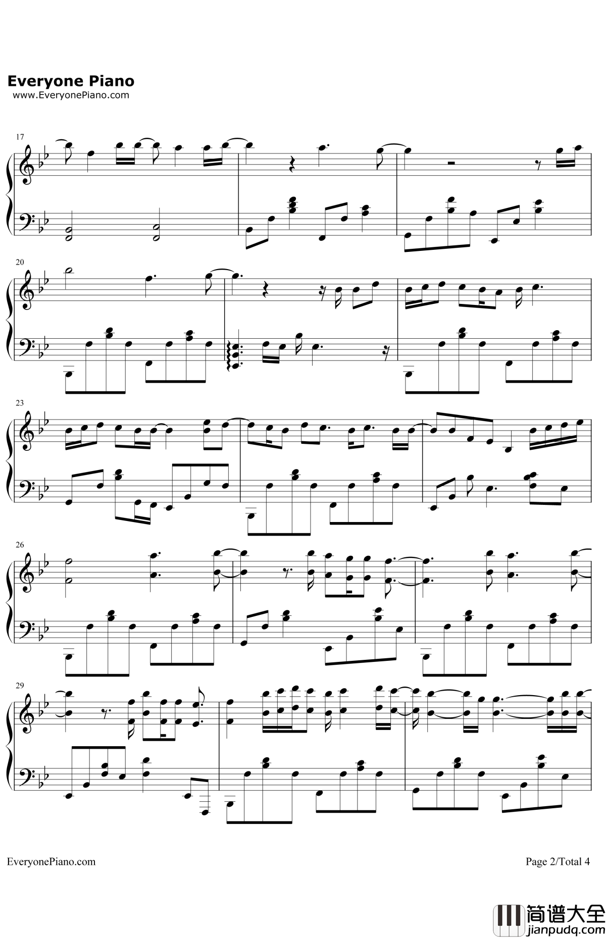 Always钢琴谱_尹美莱윤미래_太阳的后裔OST