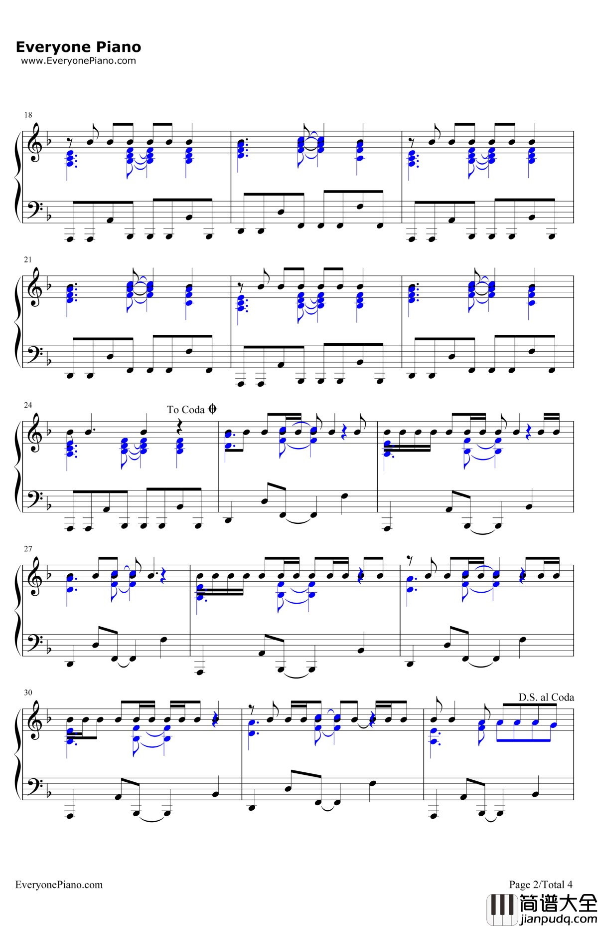 BlahBlahBlah钢琴谱_Kesha