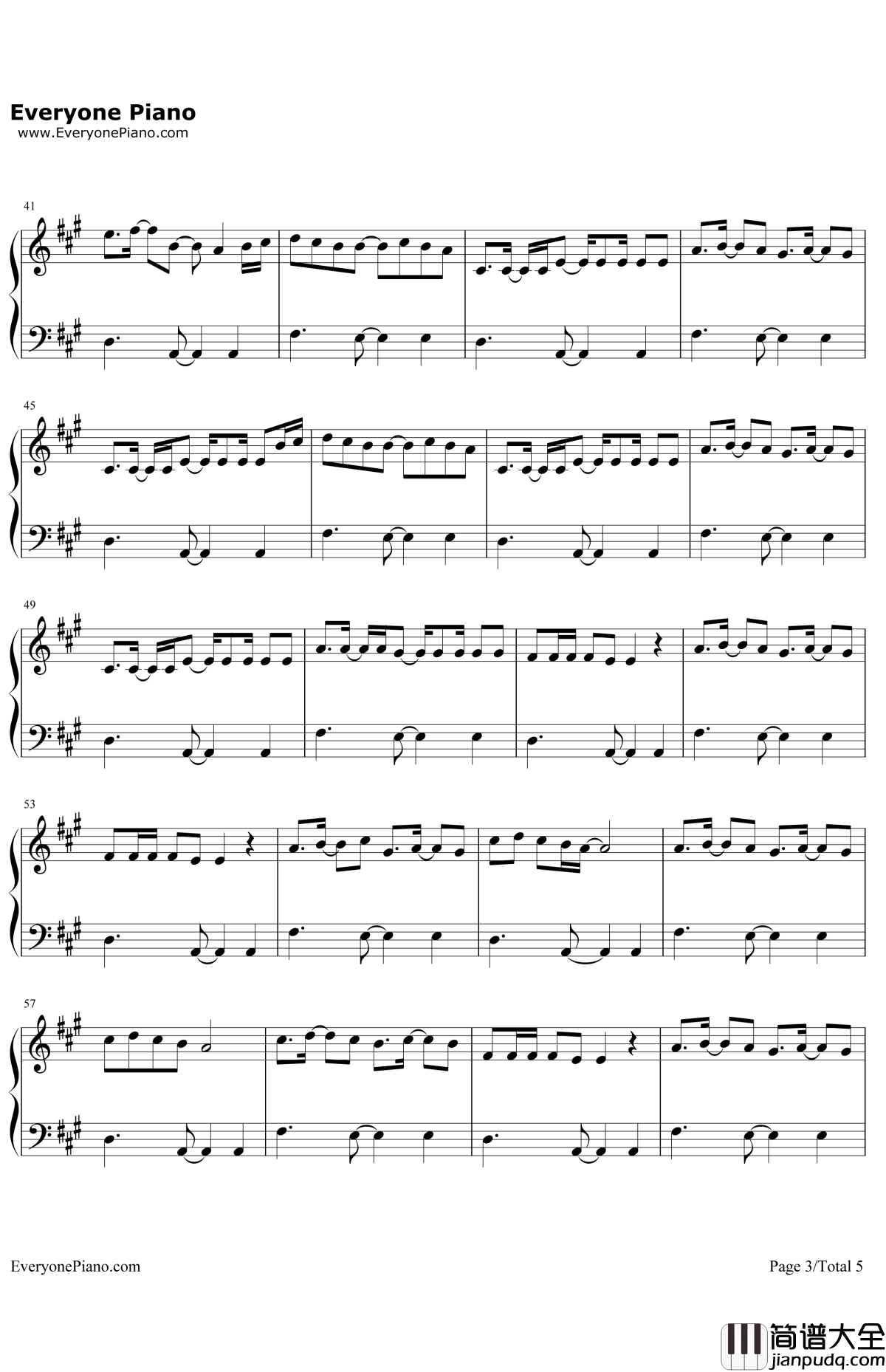 FastCar钢琴谱_JonasBlue