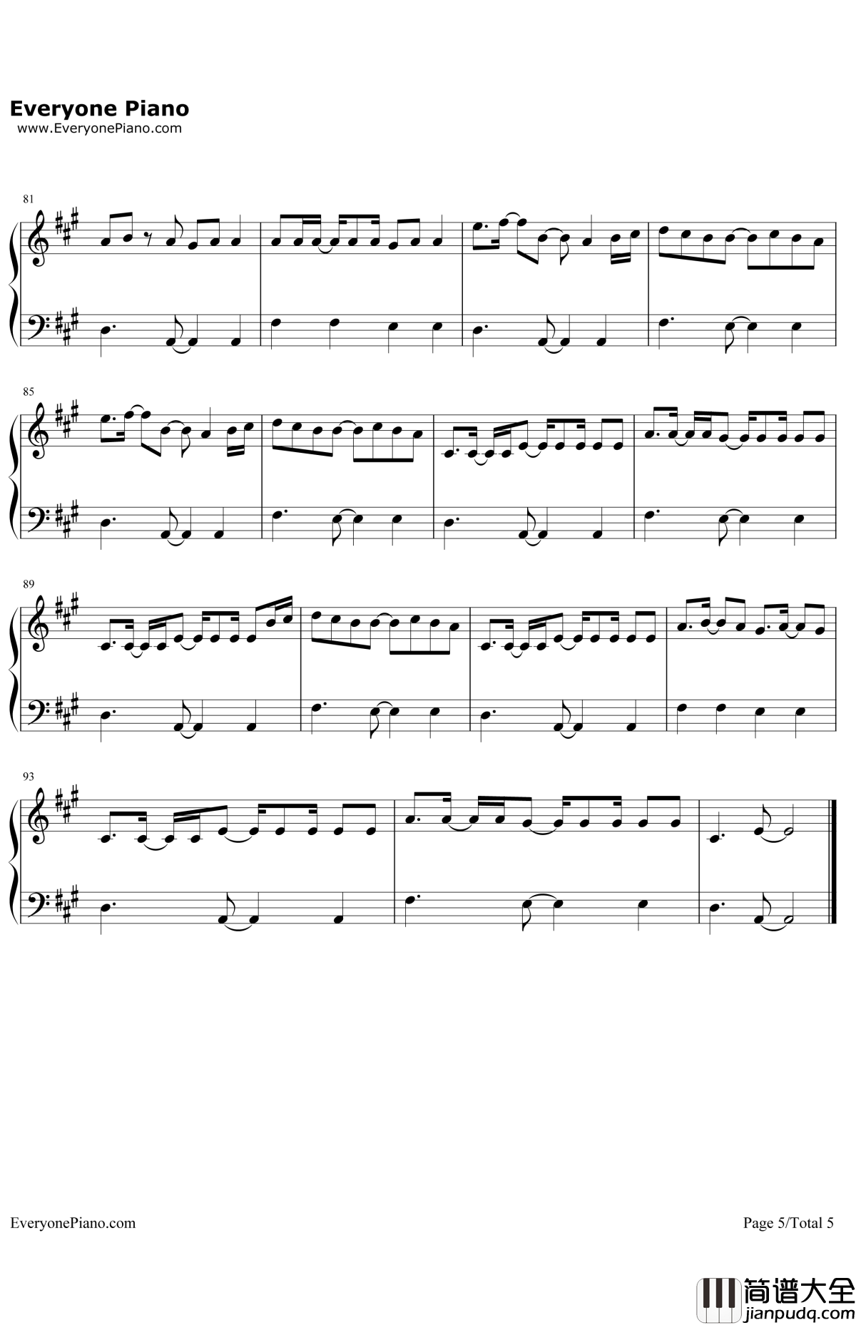 FastCar钢琴谱_JonasBlue