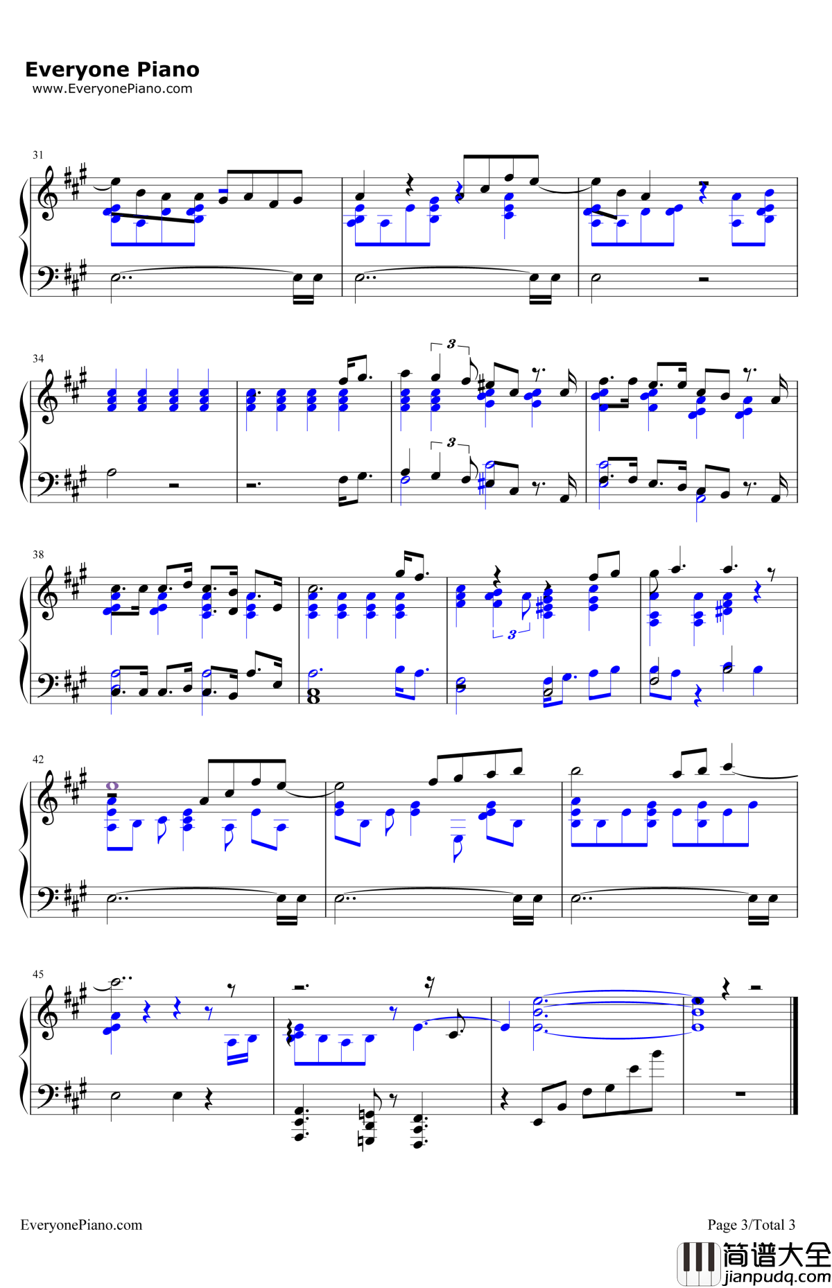 Gravity钢琴谱_坂本真绫_狼雨ED