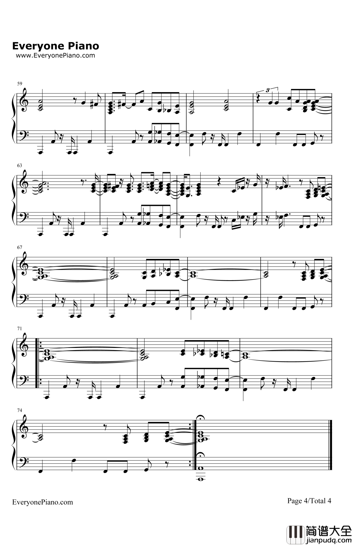 SamsoniteMan钢琴谱_AliciaKeys