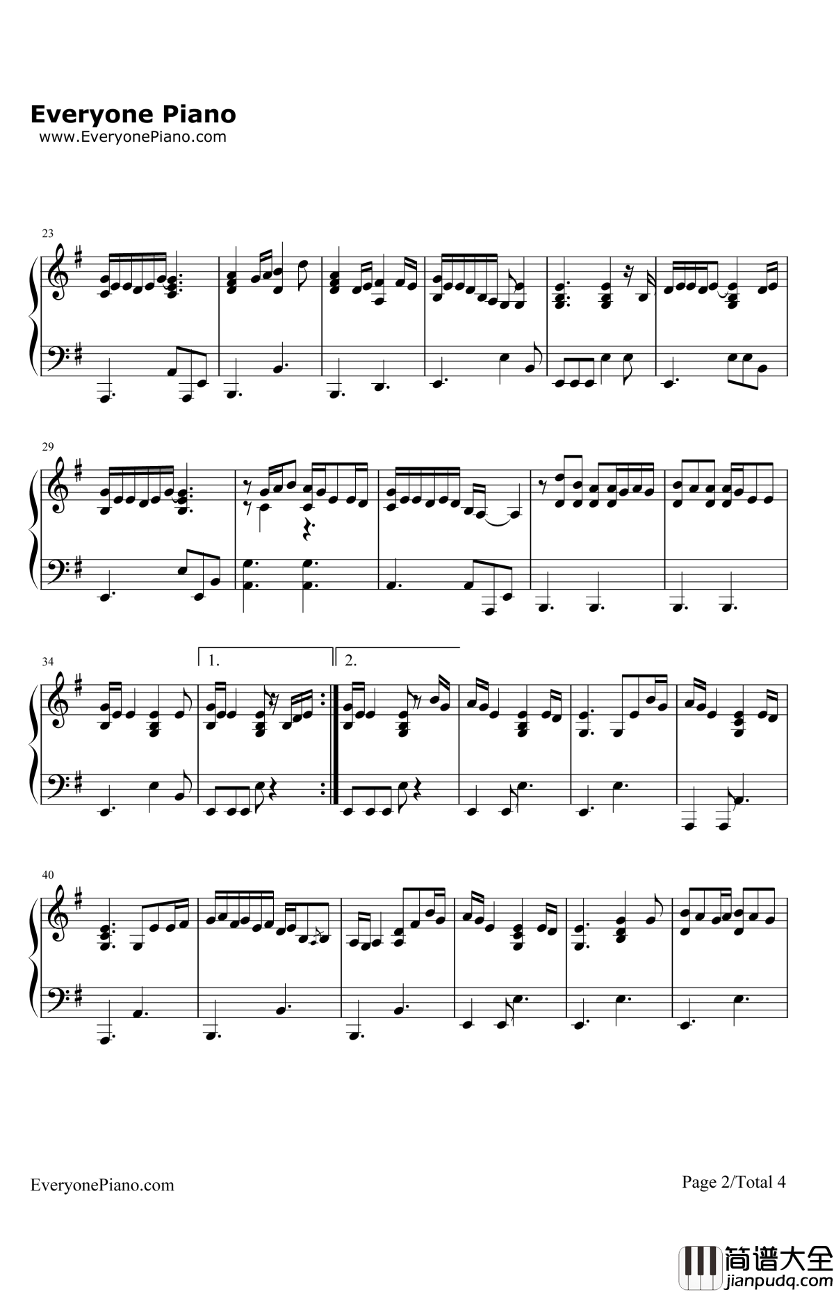 WhenYouReallyLoveSomeone钢琴谱_AliciaKeys