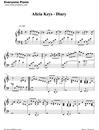 Diary钢琴谱_AliciaKeys_吉他谱_钢琴谱_简谱
