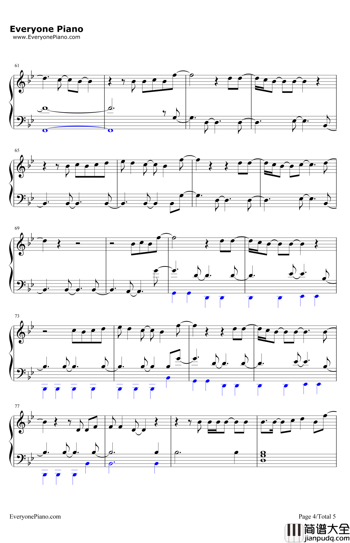 SmallBump钢琴谱_EdSheeran