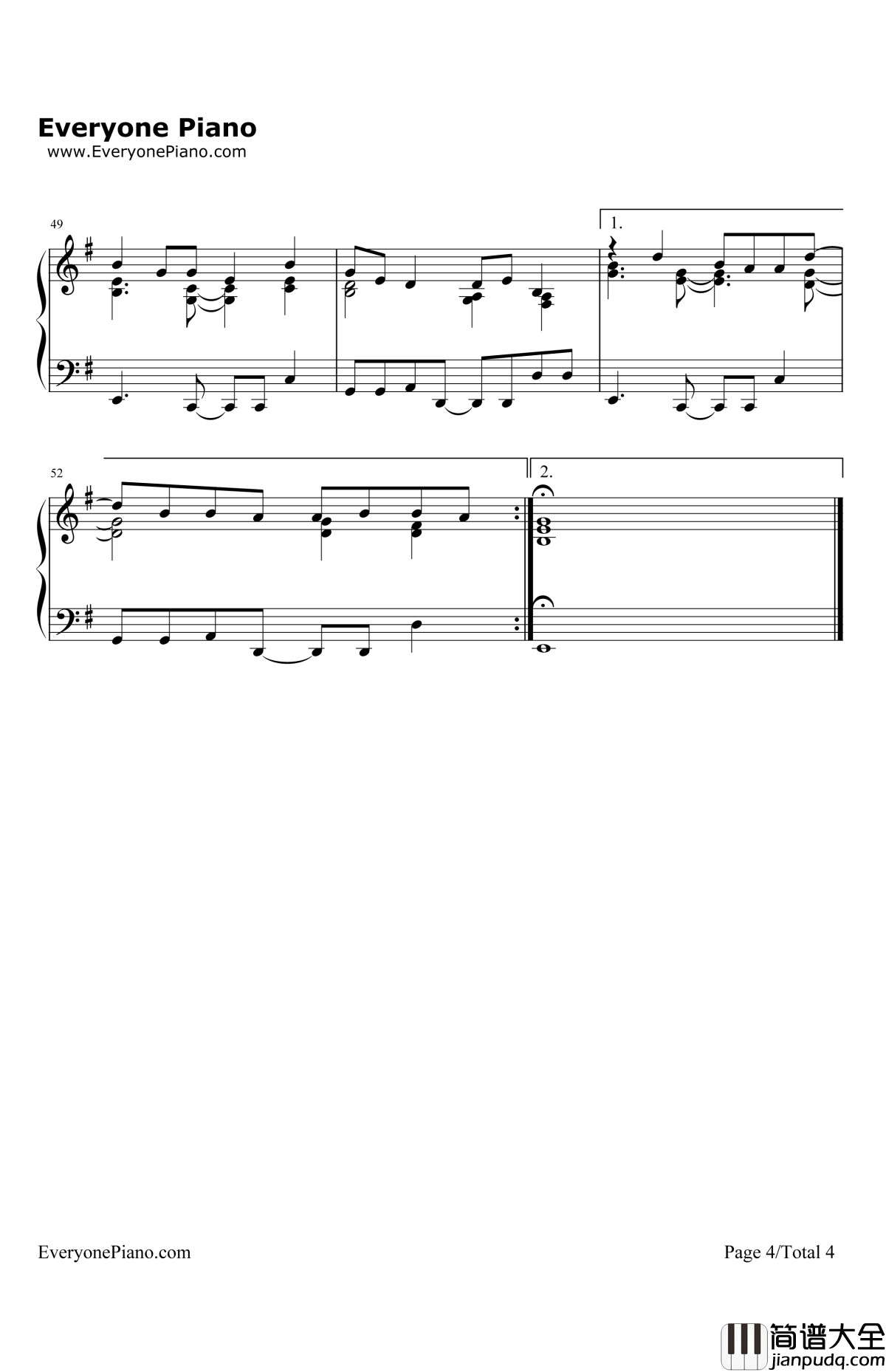 Hello钢琴谱_KellyClarkson