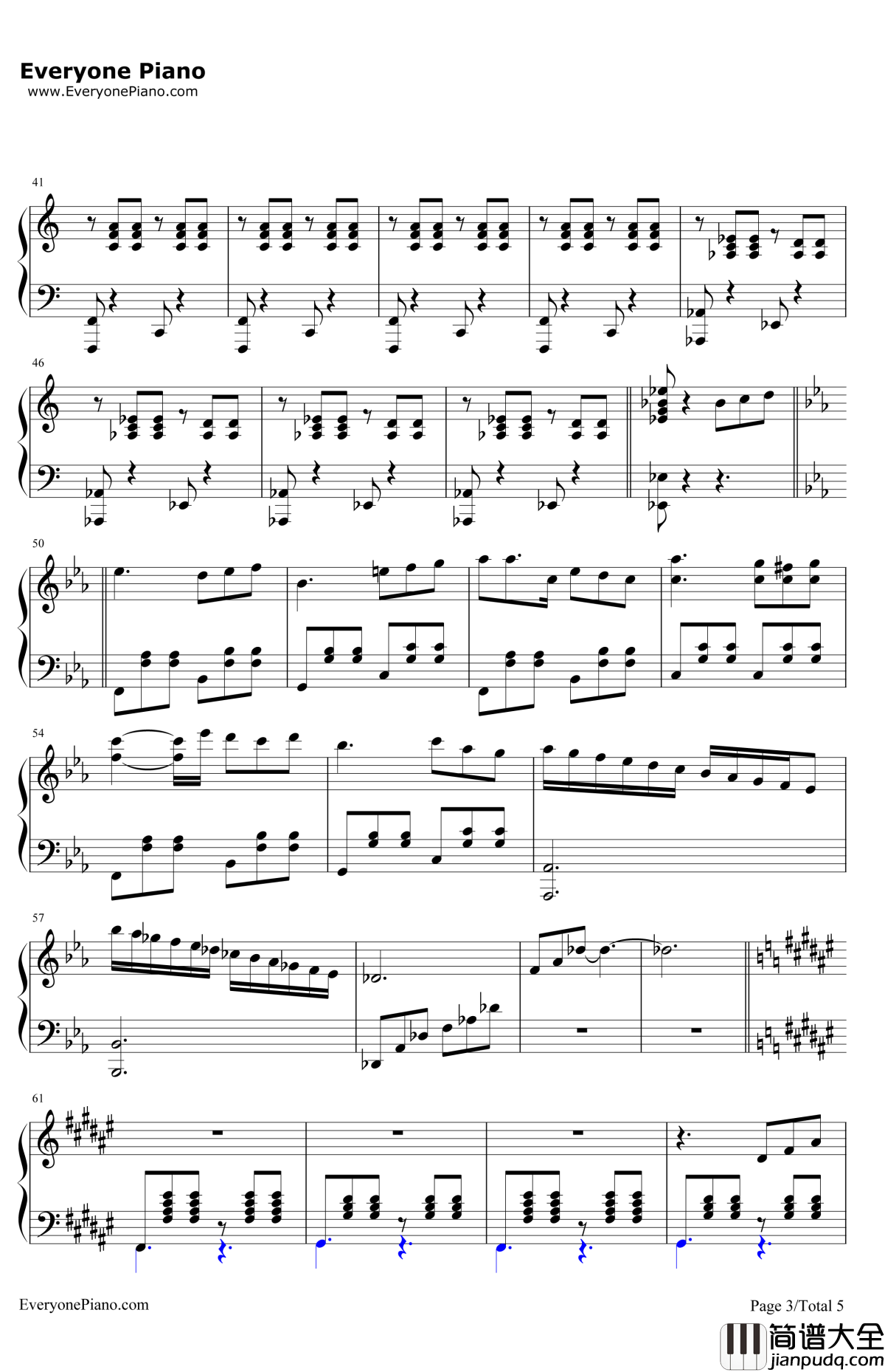 君のスカート丈に首ったけ钢琴谱_川田瑠夏_请问您今天要来点兔子吗