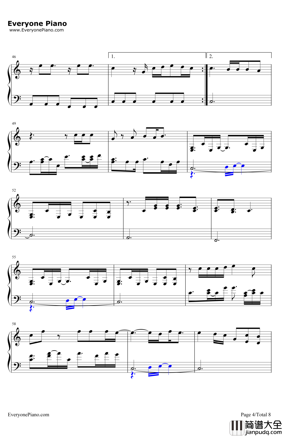 GiveMeLove钢琴谱_ShawnMendes