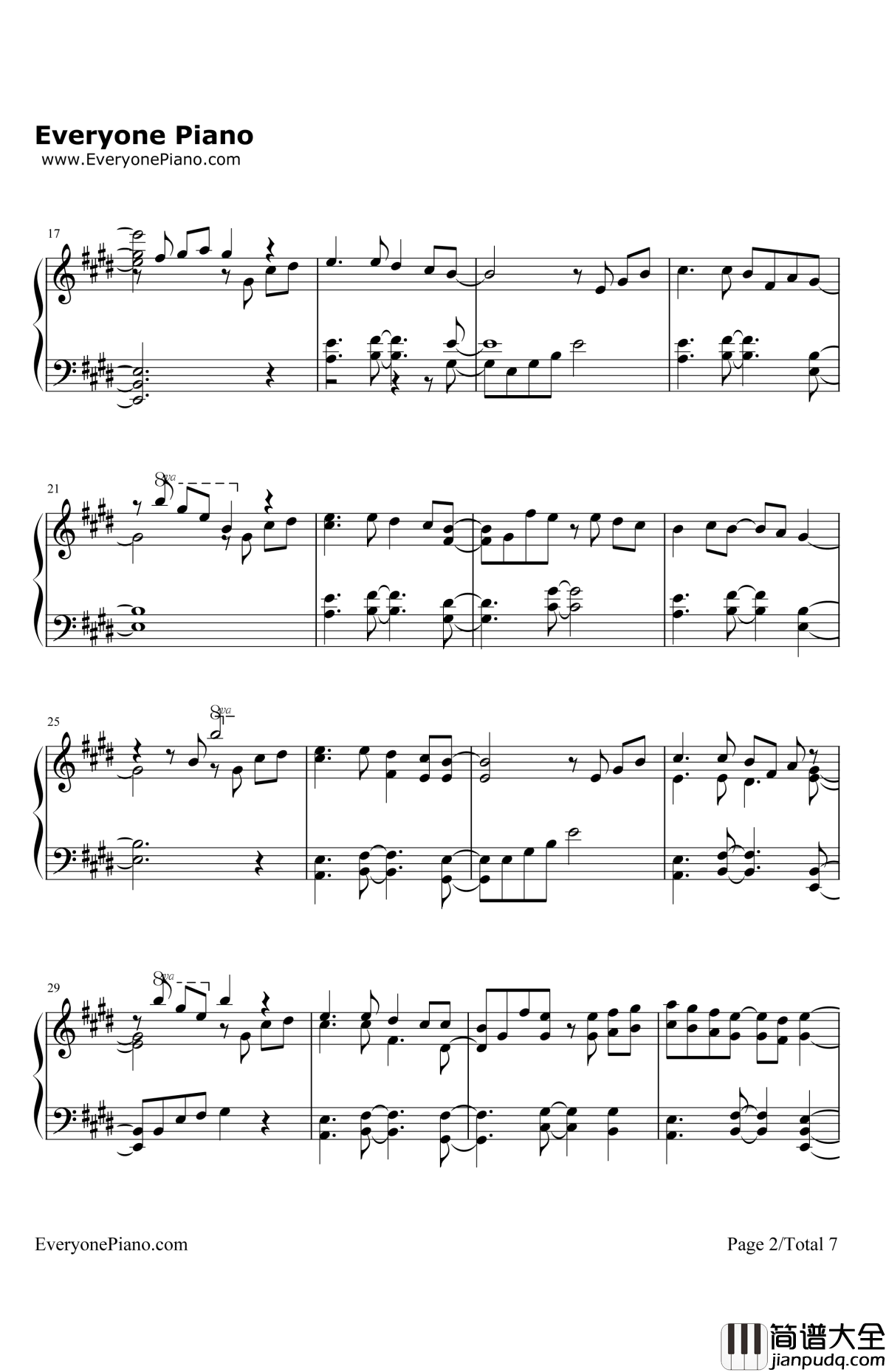 今、話したい誰かがいる钢琴谱_乃木坂46