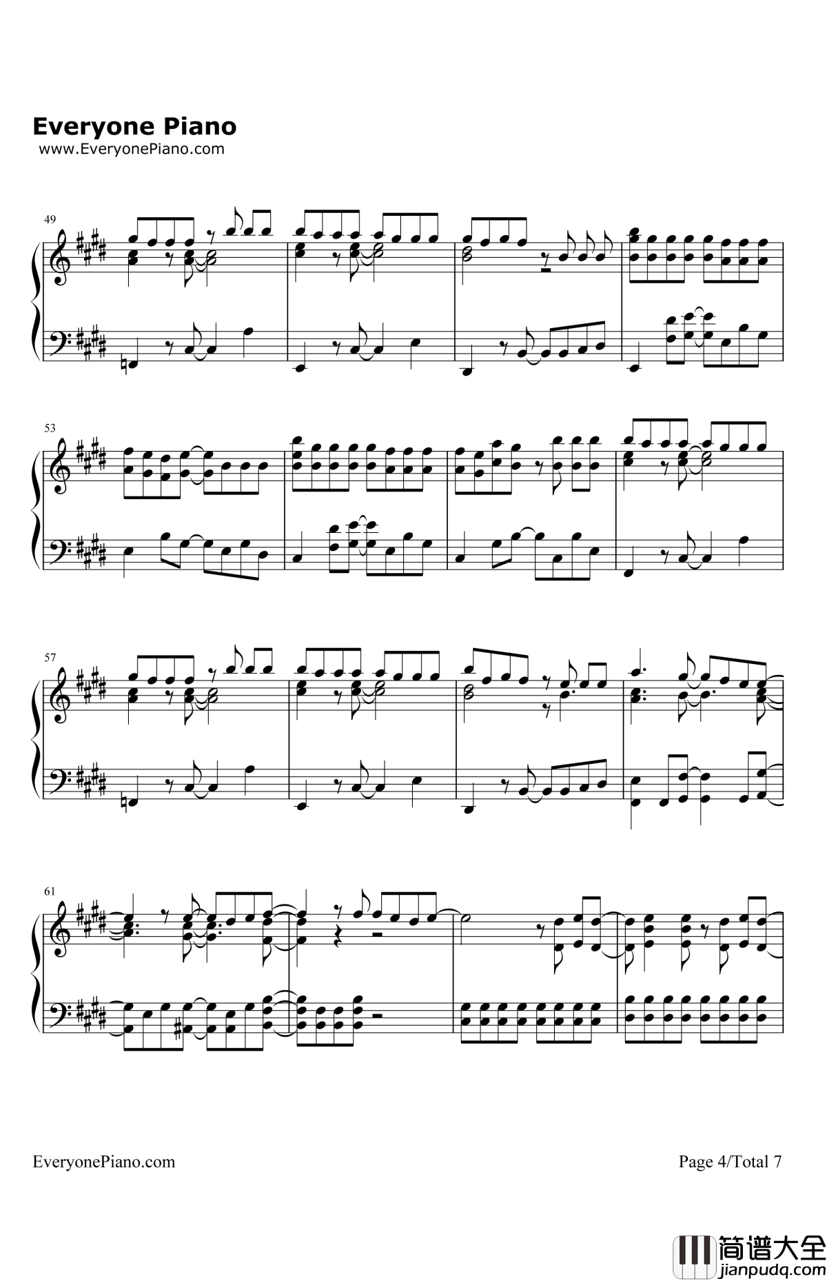 今、話したい誰かがいる钢琴谱_乃木坂46