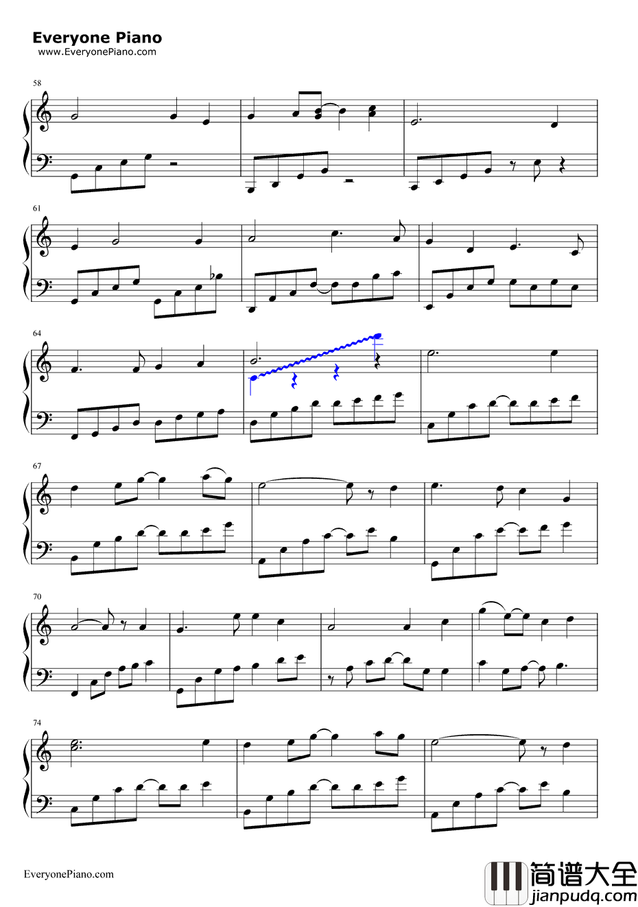 唱给雅音宫羽钢琴谱_洛天依