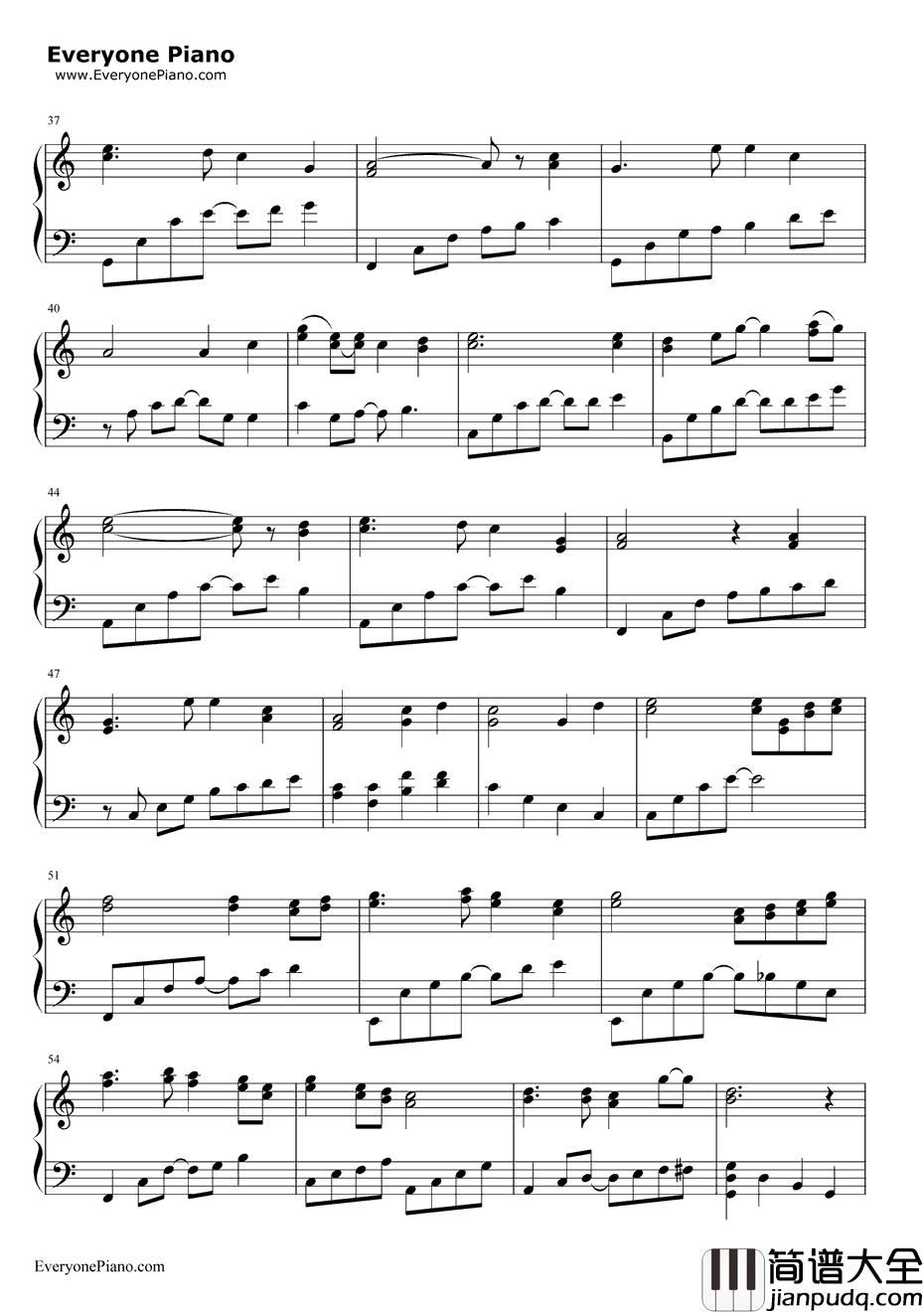 唱给雅音宫羽钢琴谱_洛天依