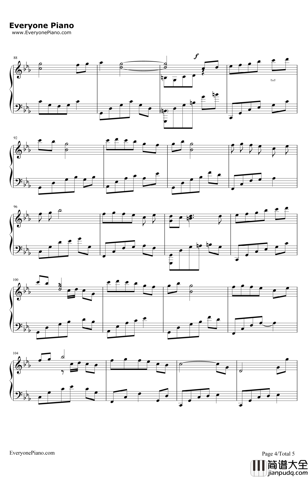 小小钢琴谱_小小_容祖儿