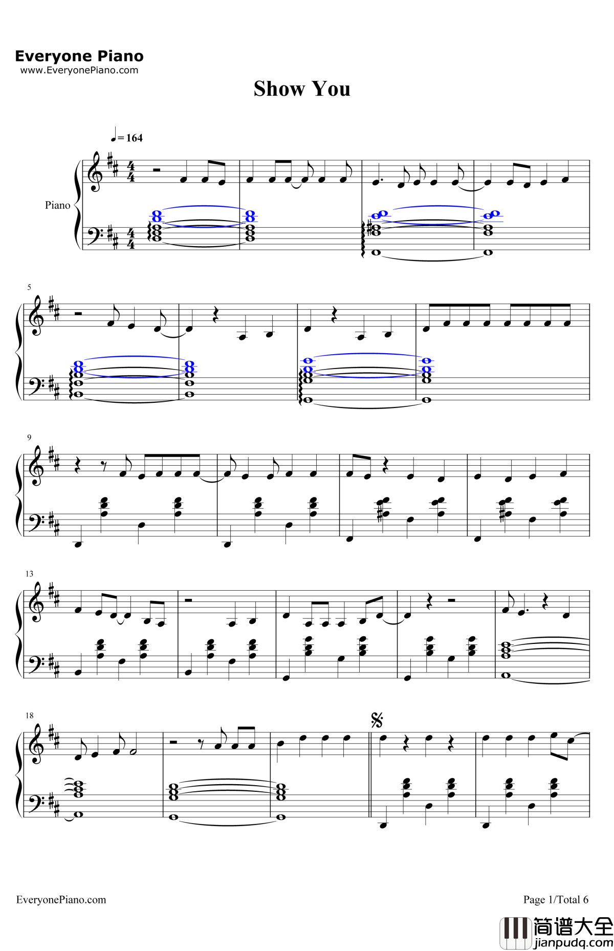 ShowYou钢琴谱_ShawnMendes