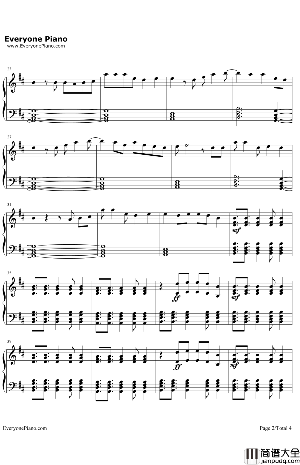 NeverForgetYou钢琴谱_ZaraLarsson&MNEK