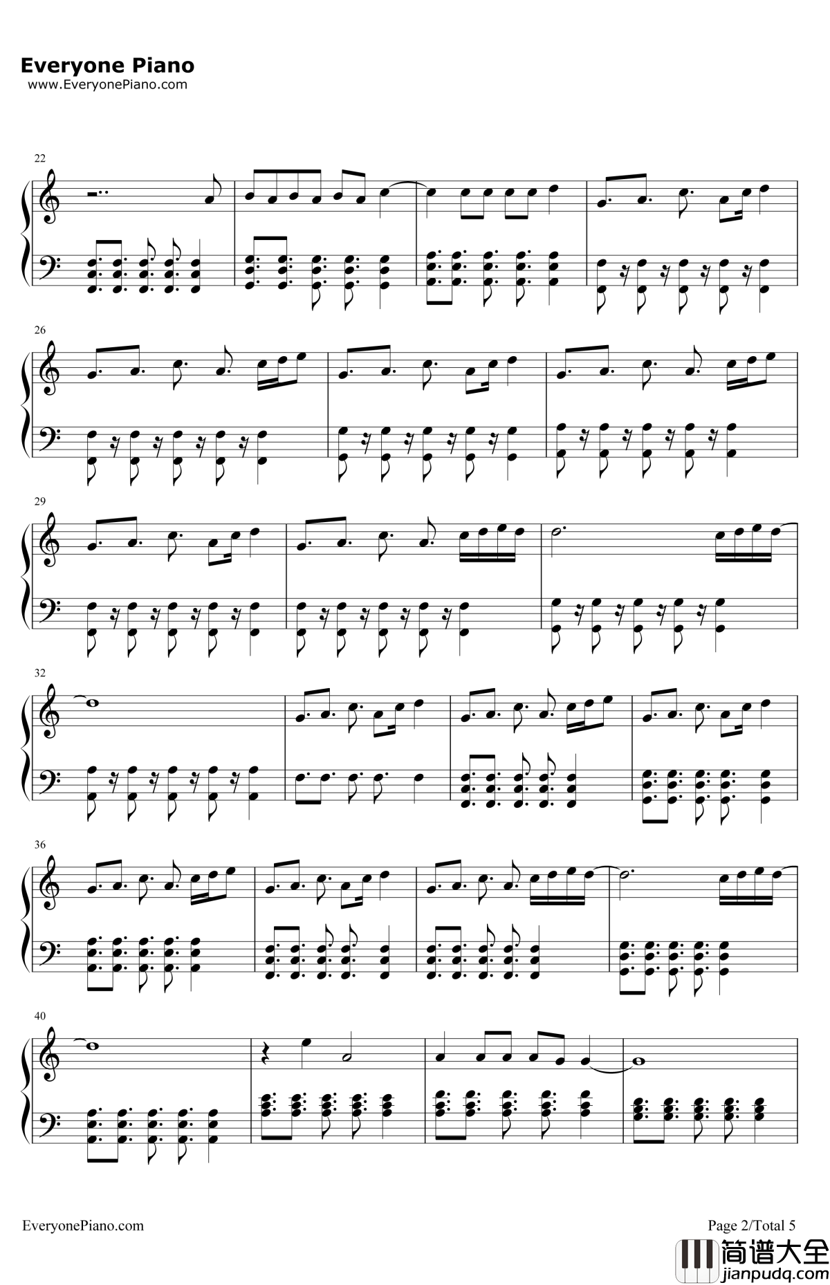 ThisIsWhatYouCameFor钢琴谱_CalvinHarris