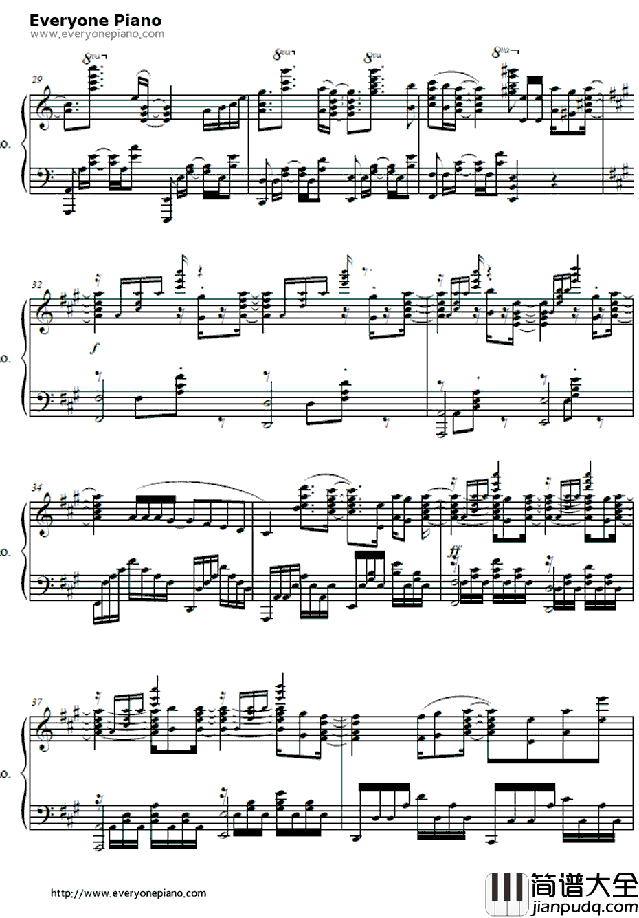 Trustinyou钢琴谱_sweetARMS_约会大作战ⅡOP