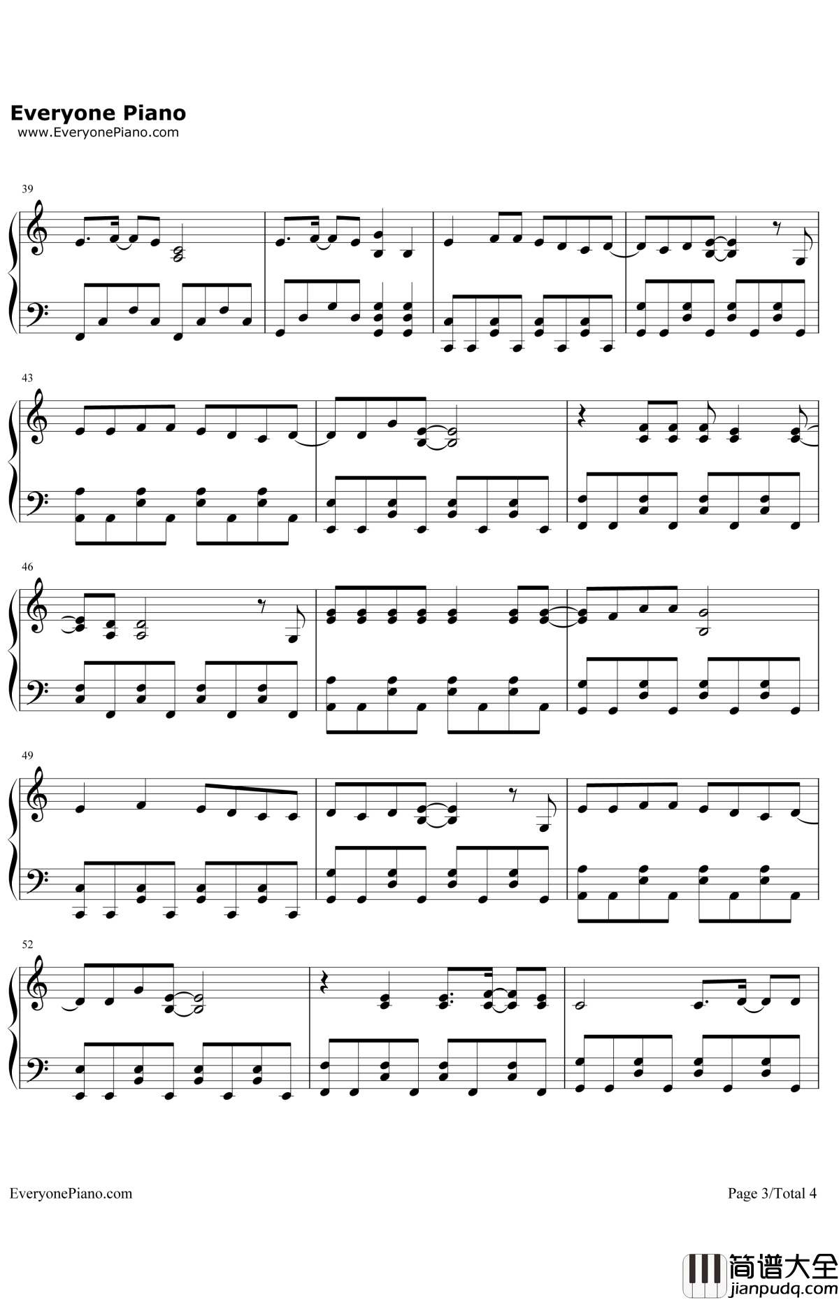 ANNIVERSARY钢琴谱_Sid_魔笛MAGI第二季OP